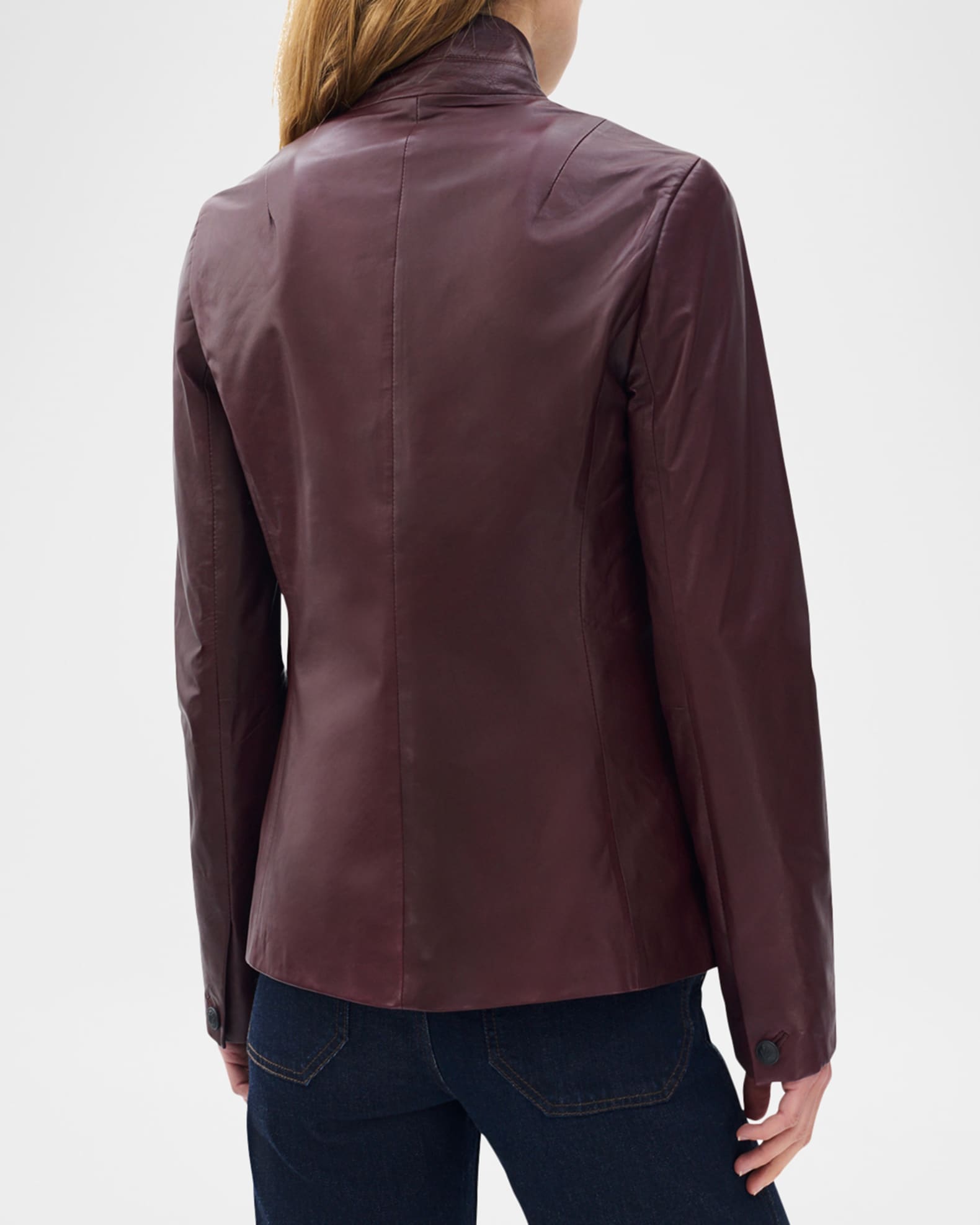 Rag & Bone Slade Leather Blazer | Neiman Marcus