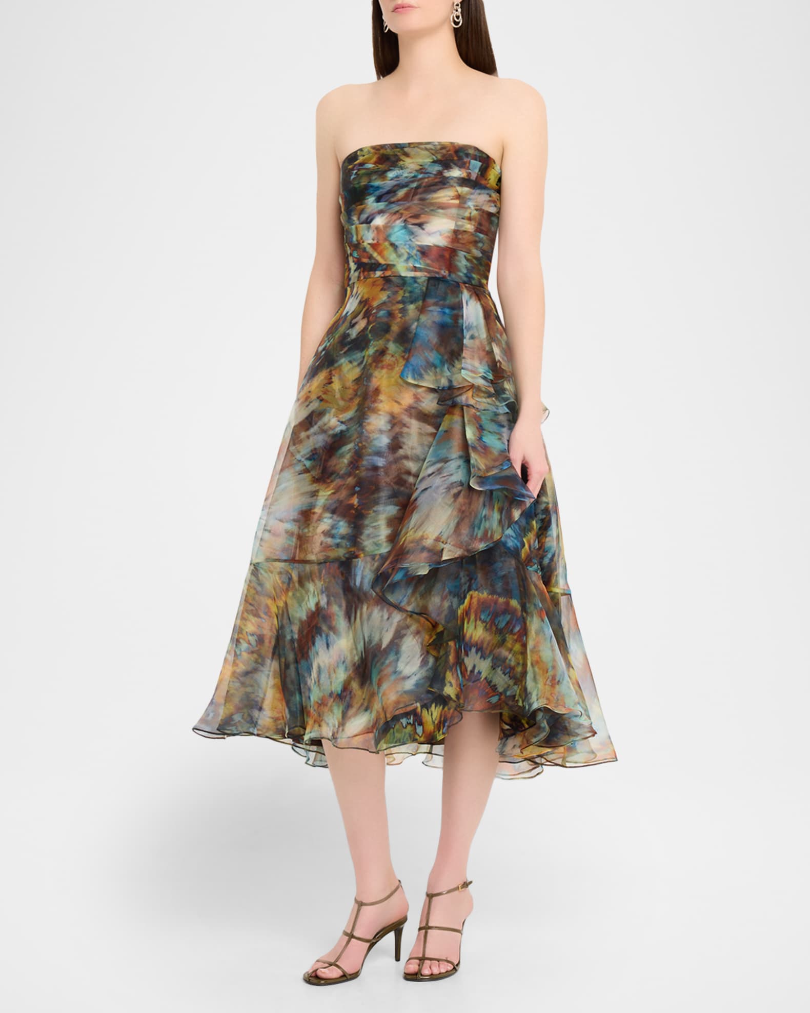 theo drape midi dress Theo Drape Midi Dress (Women)