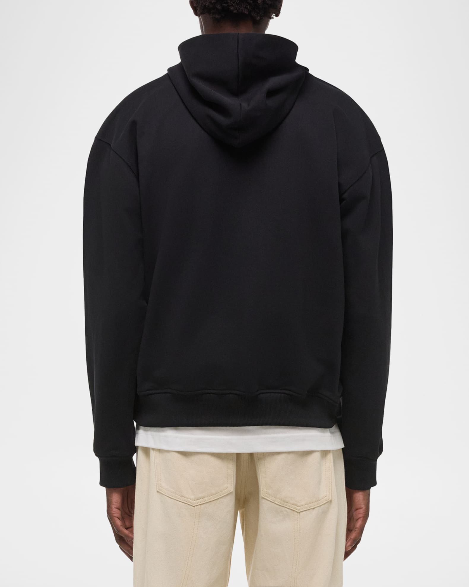 Helmut Lang Men's Relaxed-Fit Stencil Cotton Hoodie | Neiman Marcus