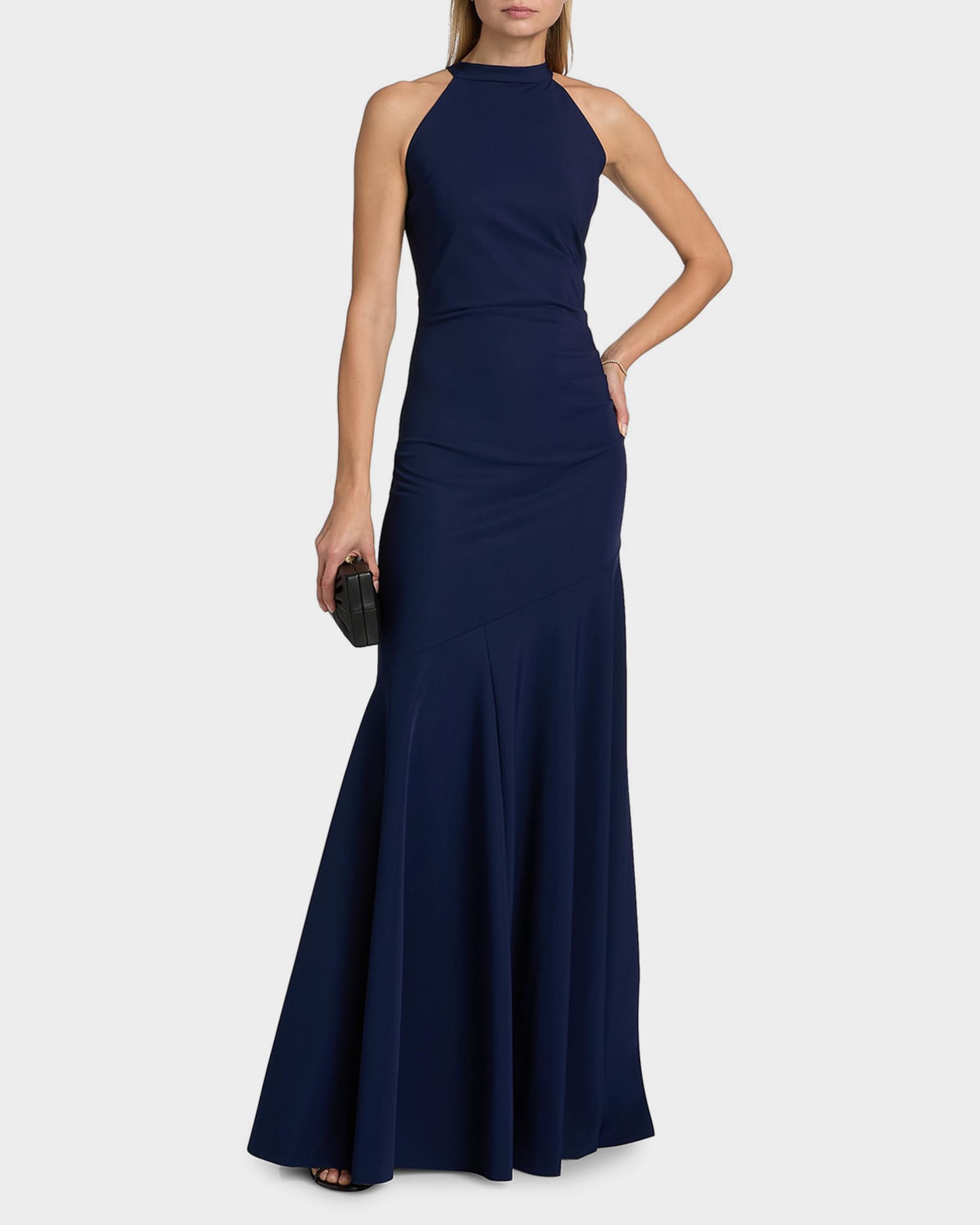 bohemian halter maxi dress Timeless Halter Maxi Dress – Hand-Dyed Open Back Dress with High Slit main image 0