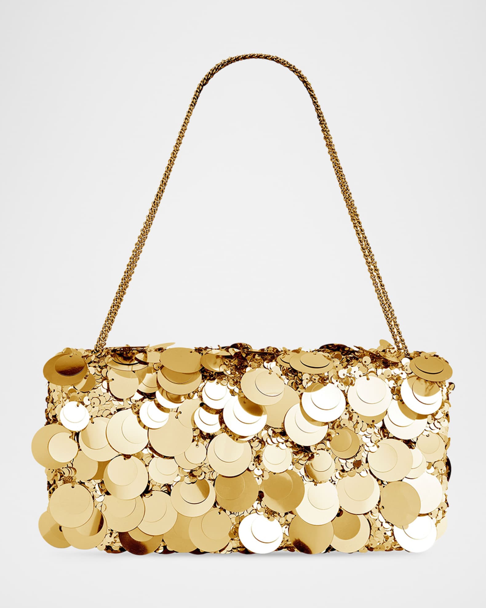 RABANNE ディスク スタッズ パーティー ショルダー バッグ 2025 Rabanne Sac a Main Reversible Disc Shoulder Bag | Neiman Marcus