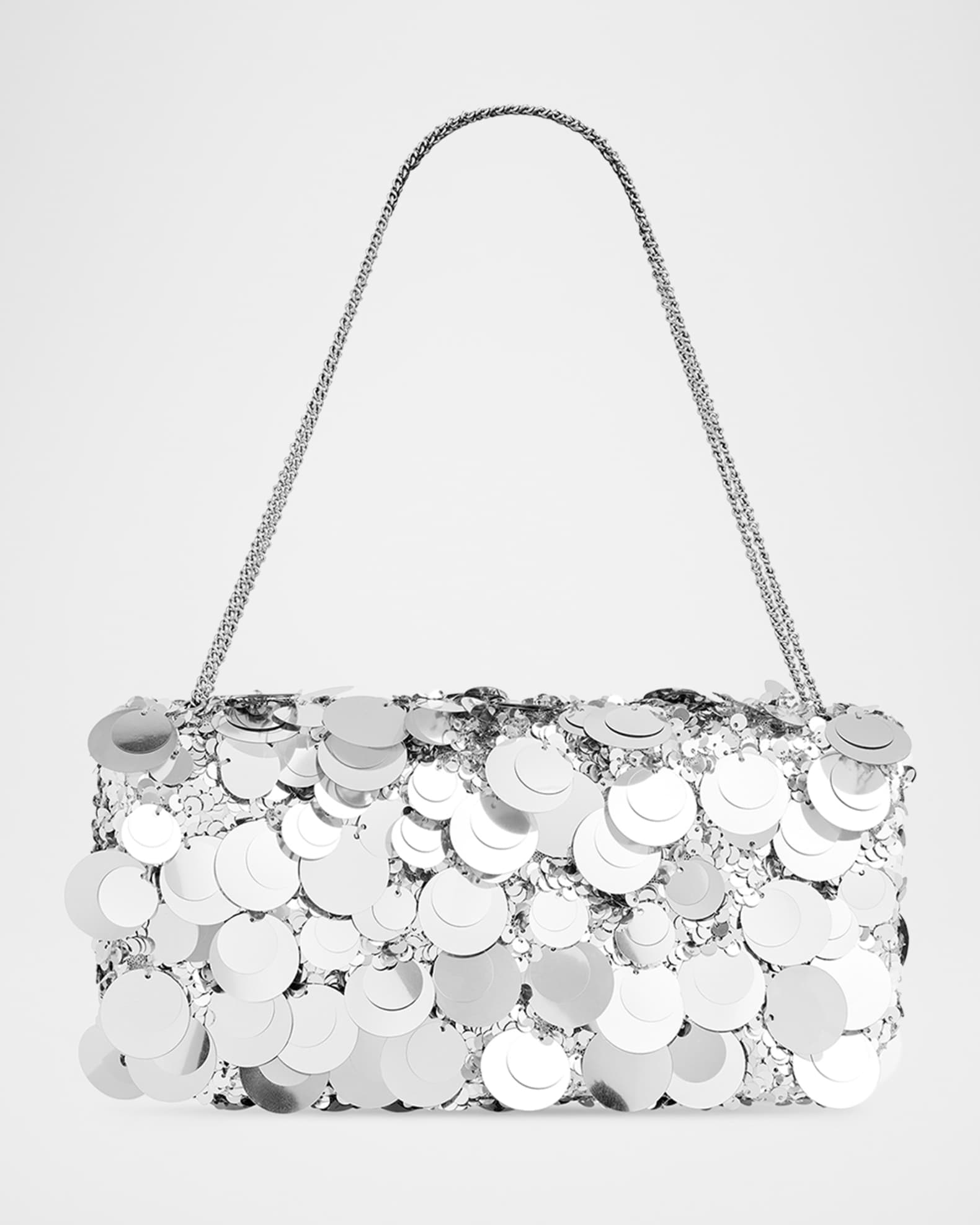 RABANNE ディスク スタッズ パーティー ショルダー バッグ 2025 Gold sparkle discs nano bag – Rabanne