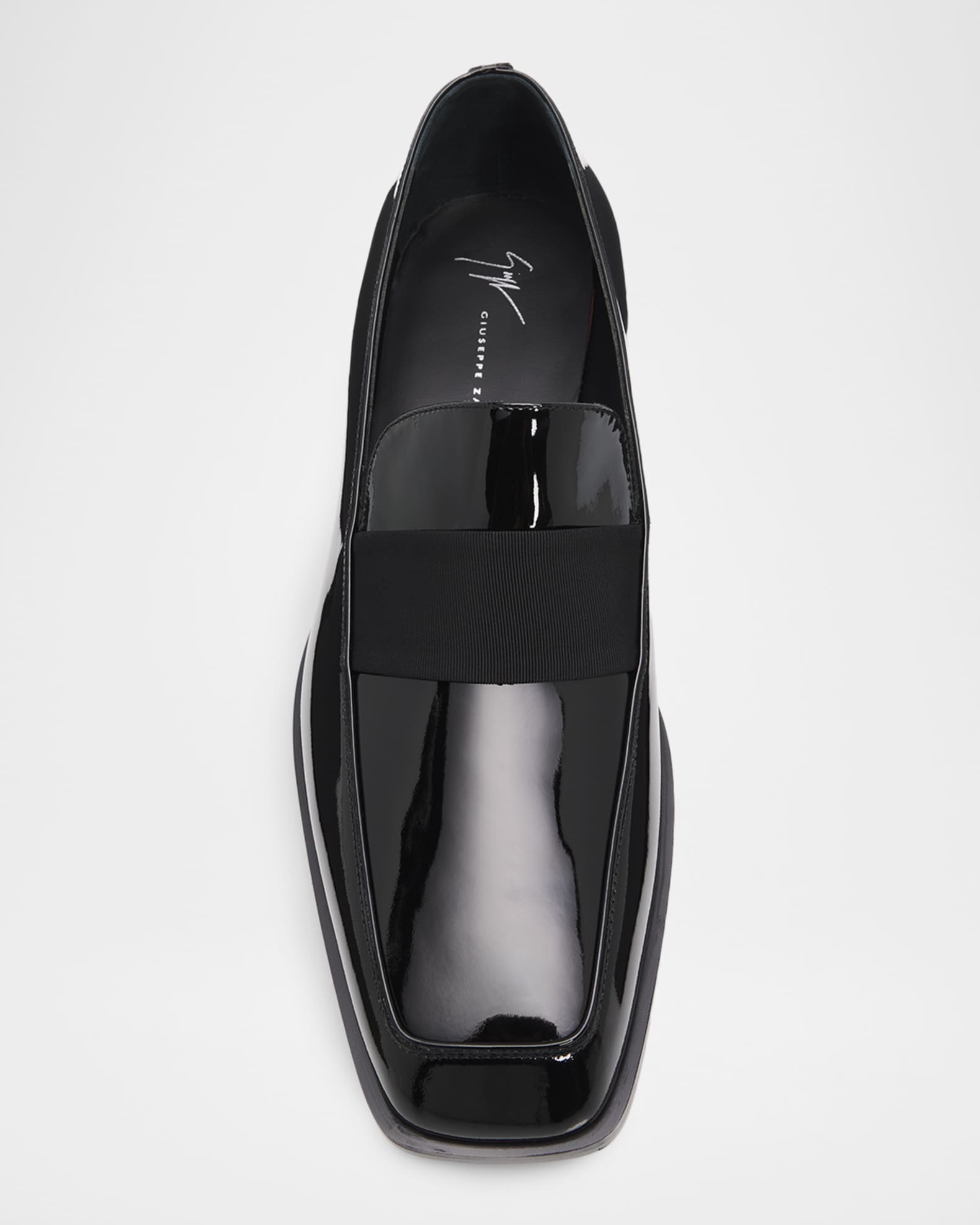 Giuseppe Zanotti Men's GZ-Lucky Patent Leather Square-Toe Loafers