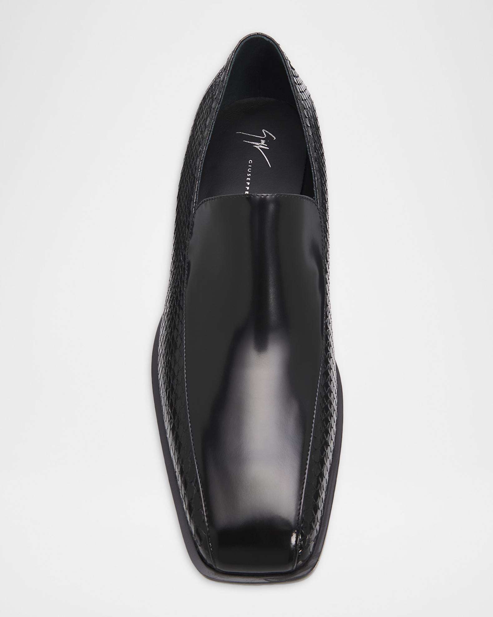 Giuseppe Zanotti Men's Python Leather Square-Toe Dress Loafers