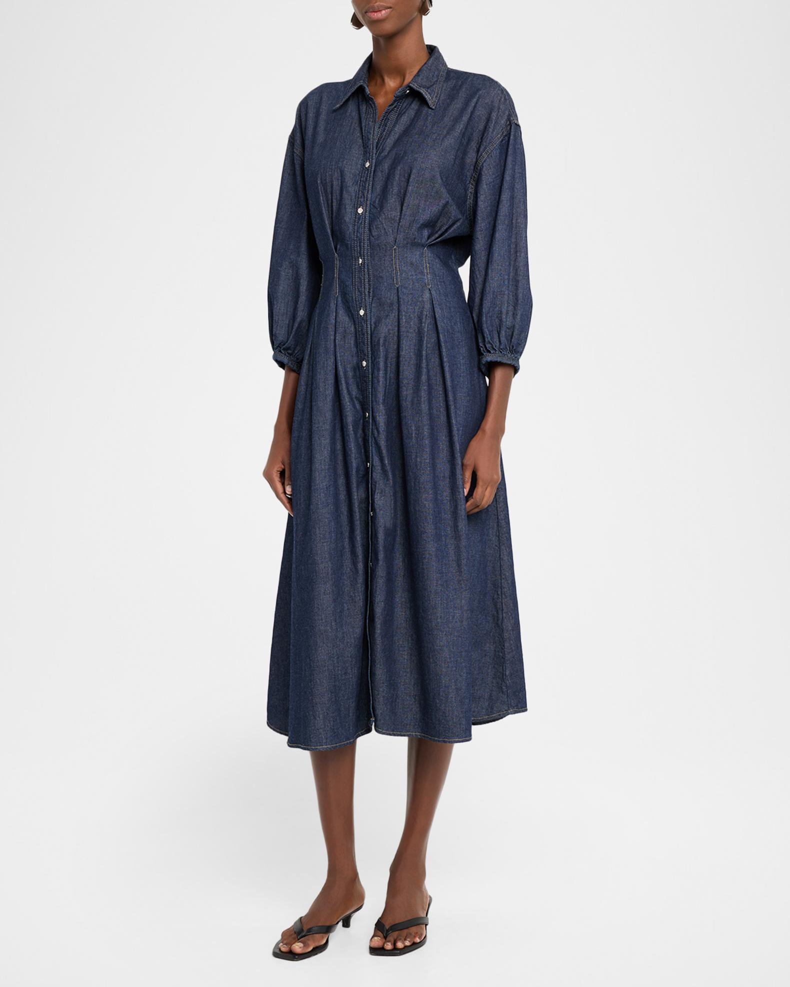 twp denim dress TWP - Medium Denim Jenny Gown