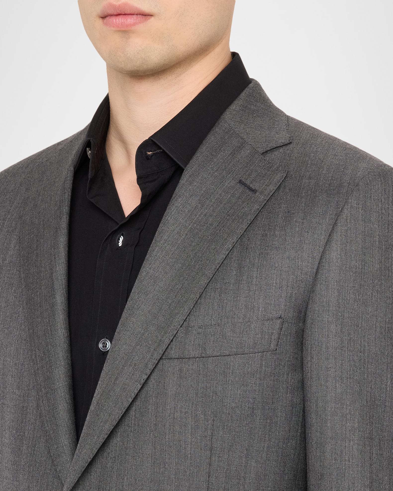 Brioni Men's Tonal Herringbone Wool-Silk Two-Piece Suit | Neiman Marcus