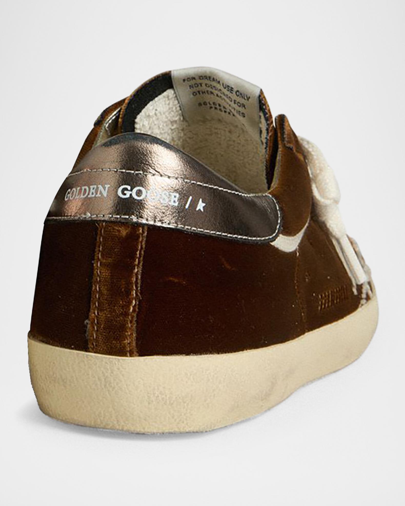 Golden Goose Super-Star Velvet Low-Top Sneakers | Neiman Marcus