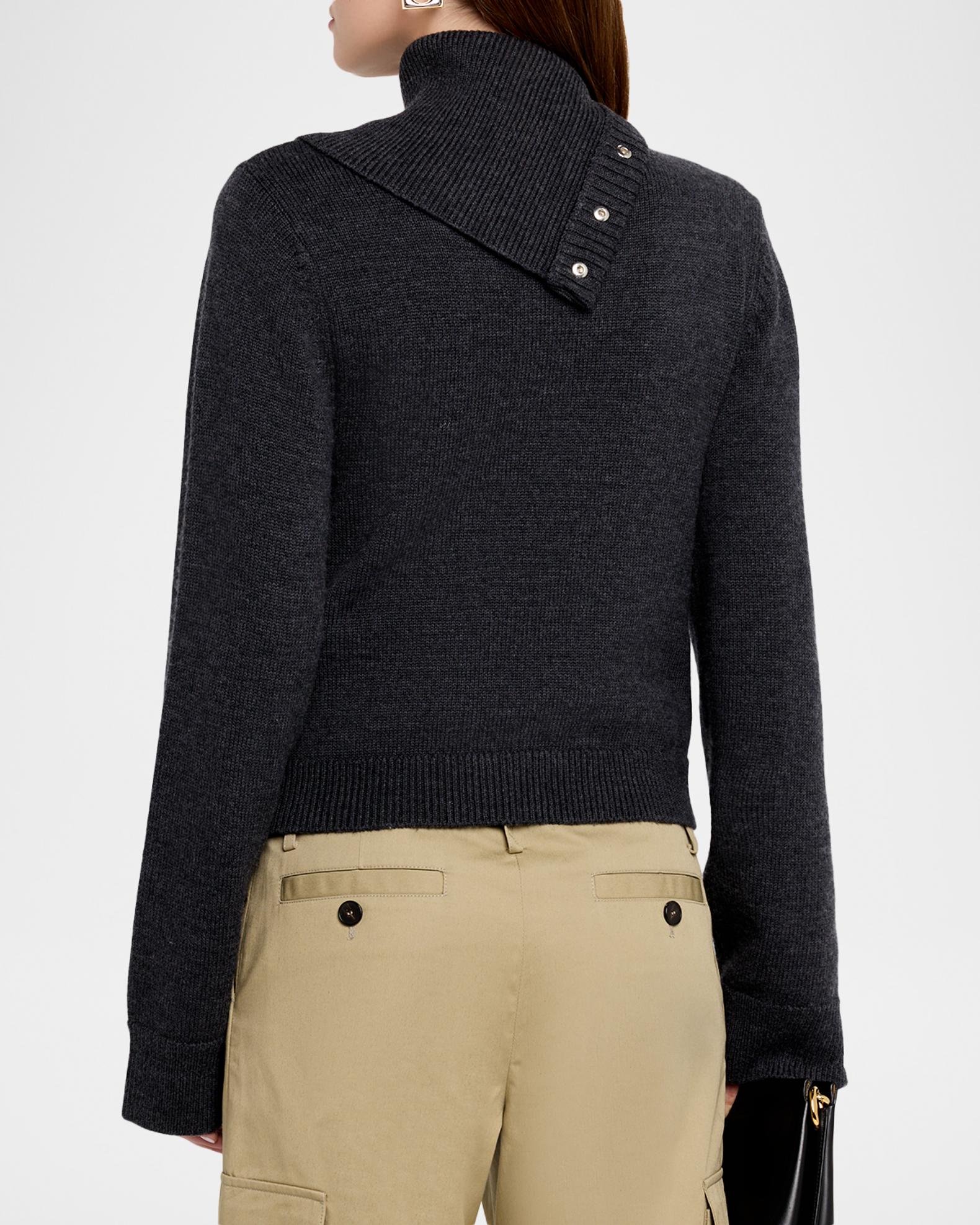 Iro Konie Wool Turtleneck Snap Sweater | Neiman Marcus