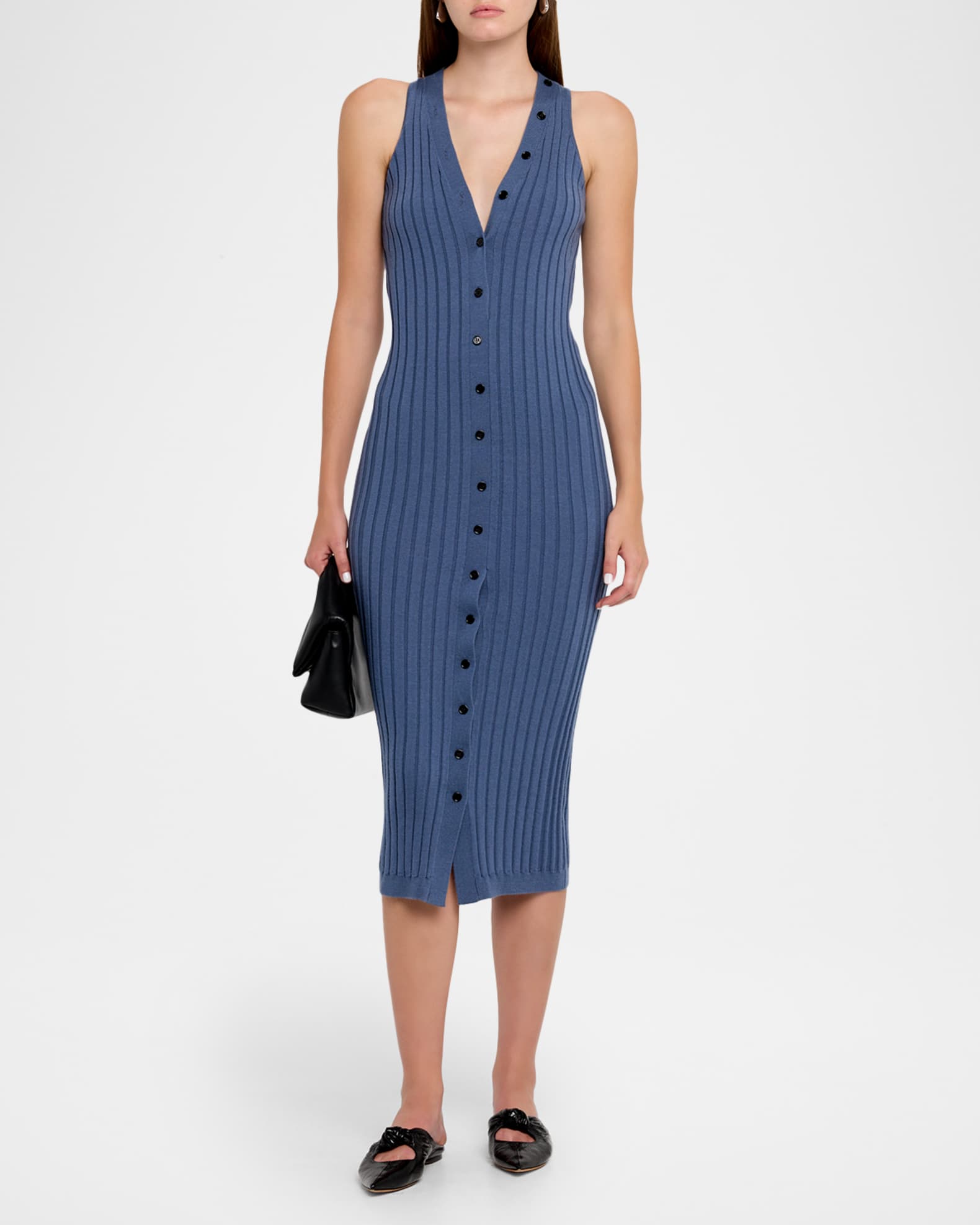 Iro Women's Lyliane Knit Dress - Blue - Casual Dresses