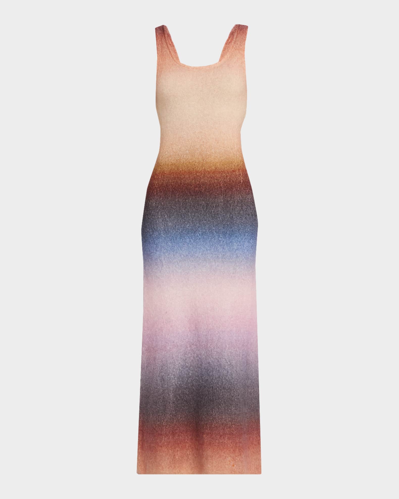 Misa Los Angeles Women's Rashka Dgrad Tank Midi-Dress - Sunset Ombre - Size Large