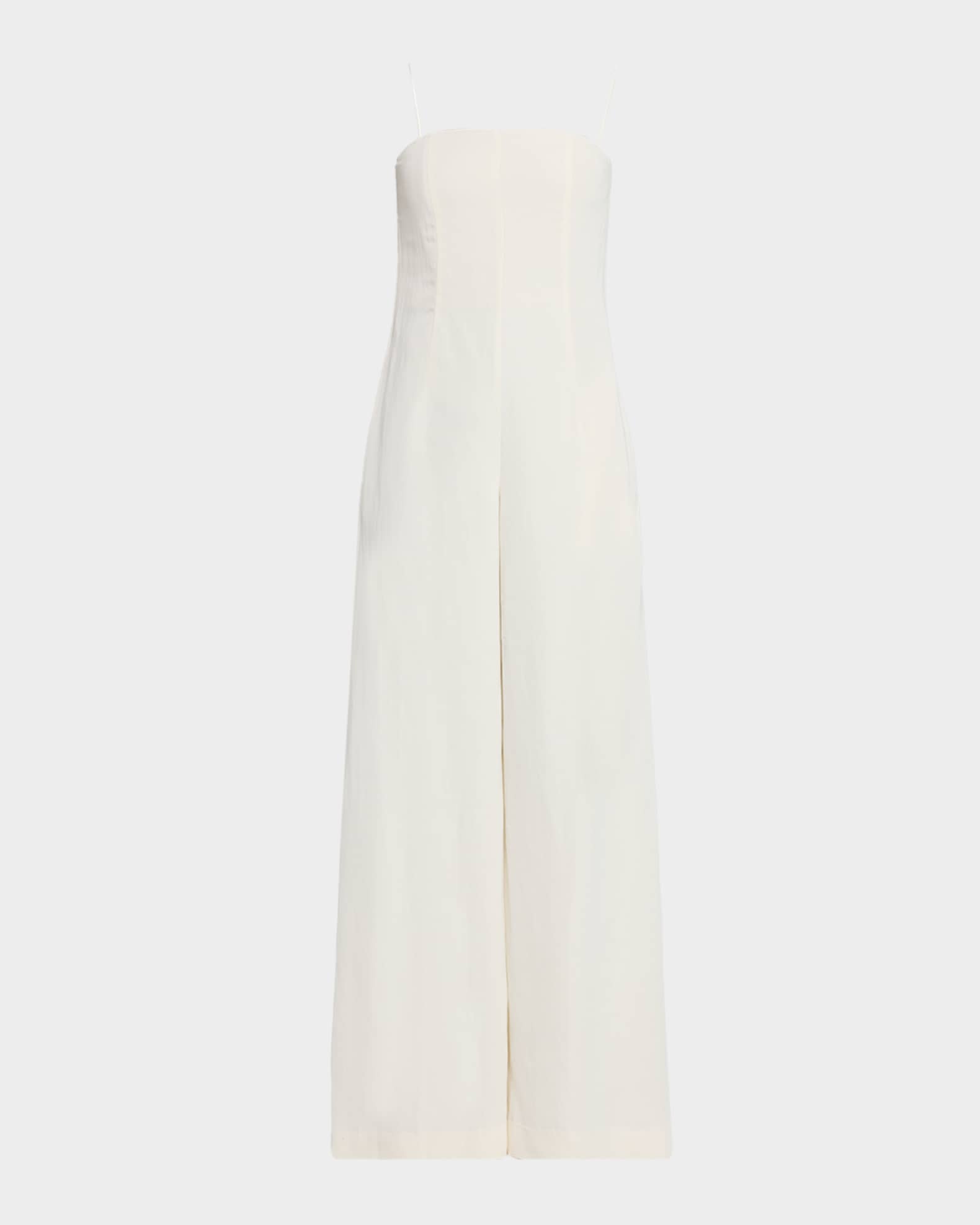 TWP Jade Strapless Linen-Blend Jumpsuit | Neiman Marcus