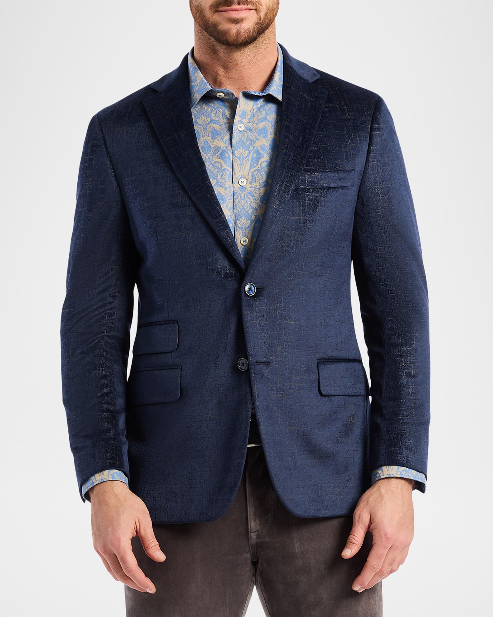 Robert Graham Men's Ramon Woven Two-Button Sport Coat | Neiman Marcus