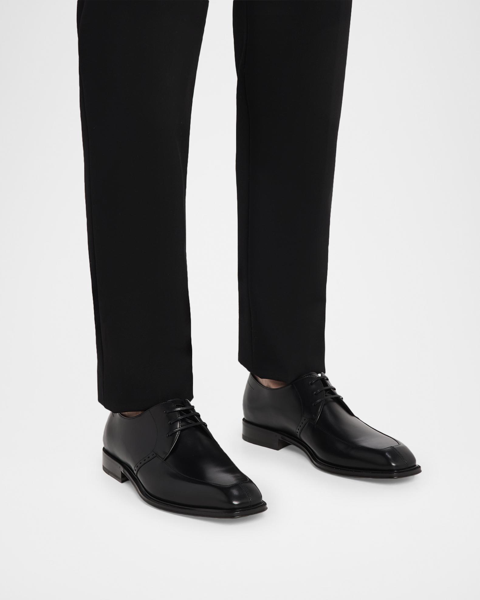 Salvatore Ferragamo Fort Black Calf Leather Derby Shoes Ferragamo Men main image 3