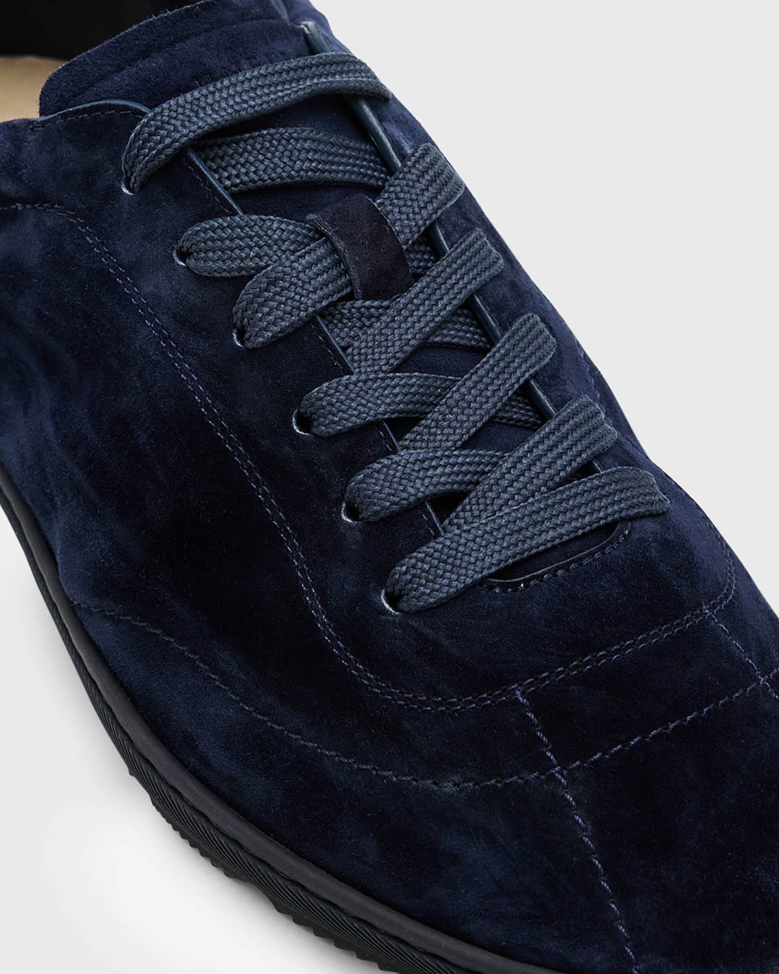Brunello Cucinelli Men's Unlined Suede Low-Top Sneakers | Neiman