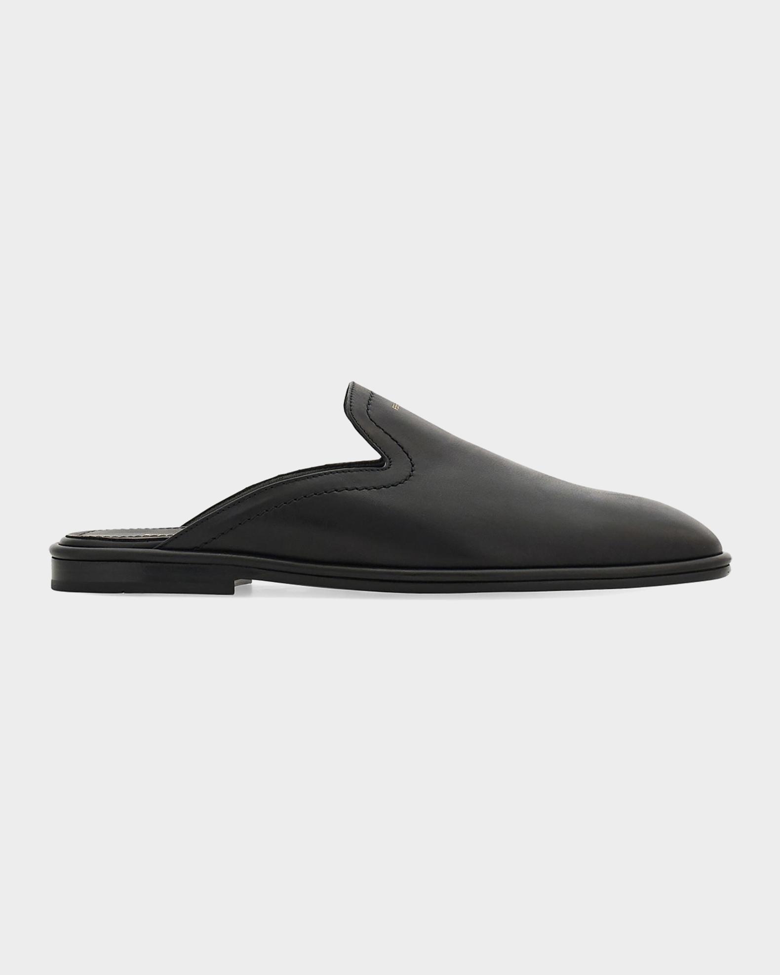 Ferragamo Gab Leather Mule, Black Ferragamo Gab Leather Mule, Black main image 3