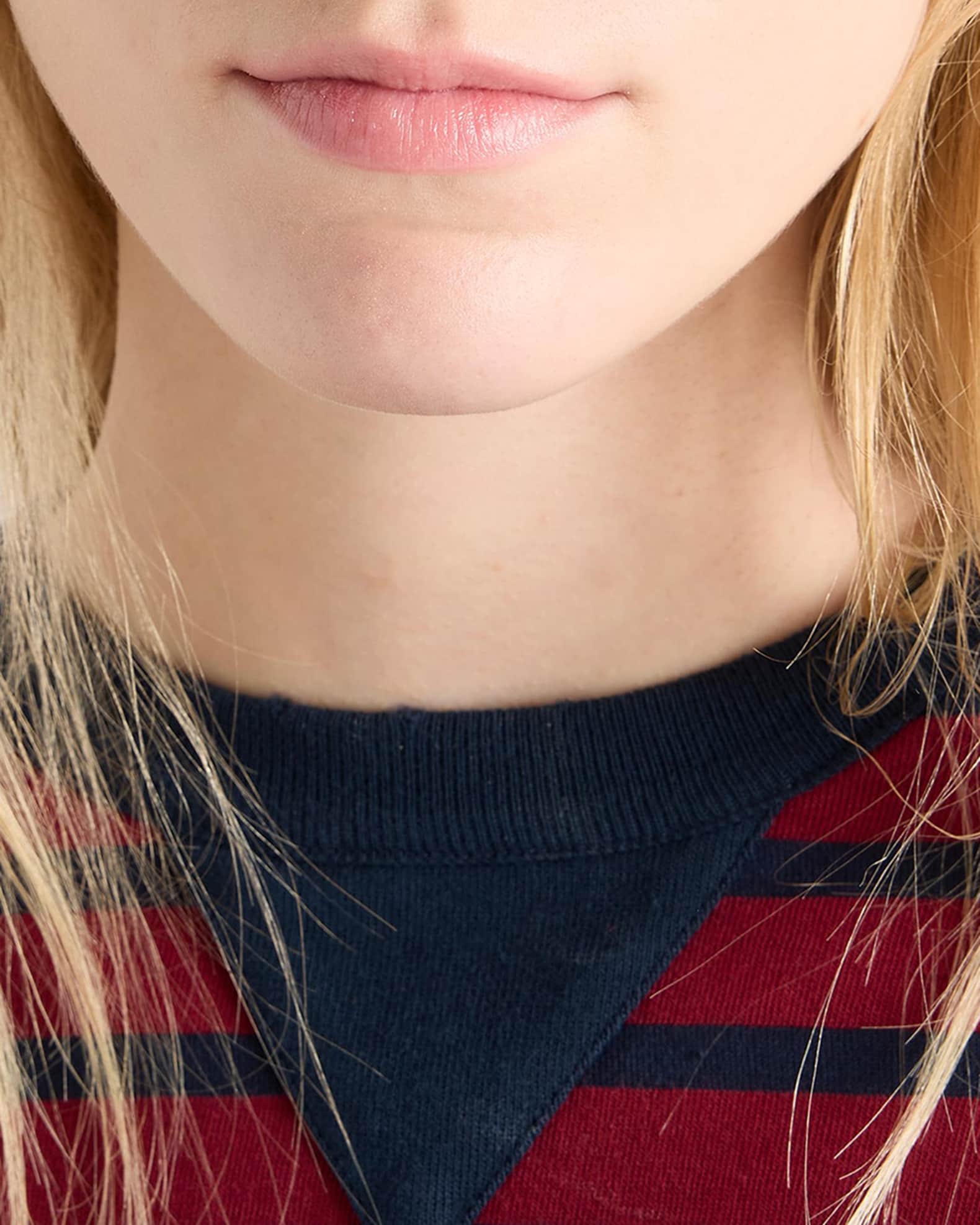 Prada Long-Sleeve Striped Jersey T-Shirt | Neiman Marcus