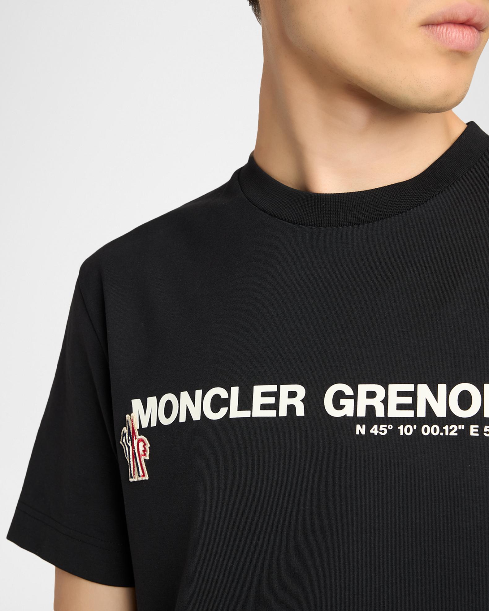 Moncler Men's Cotton Logo Coordinates T-Shirt | Neiman Marcus