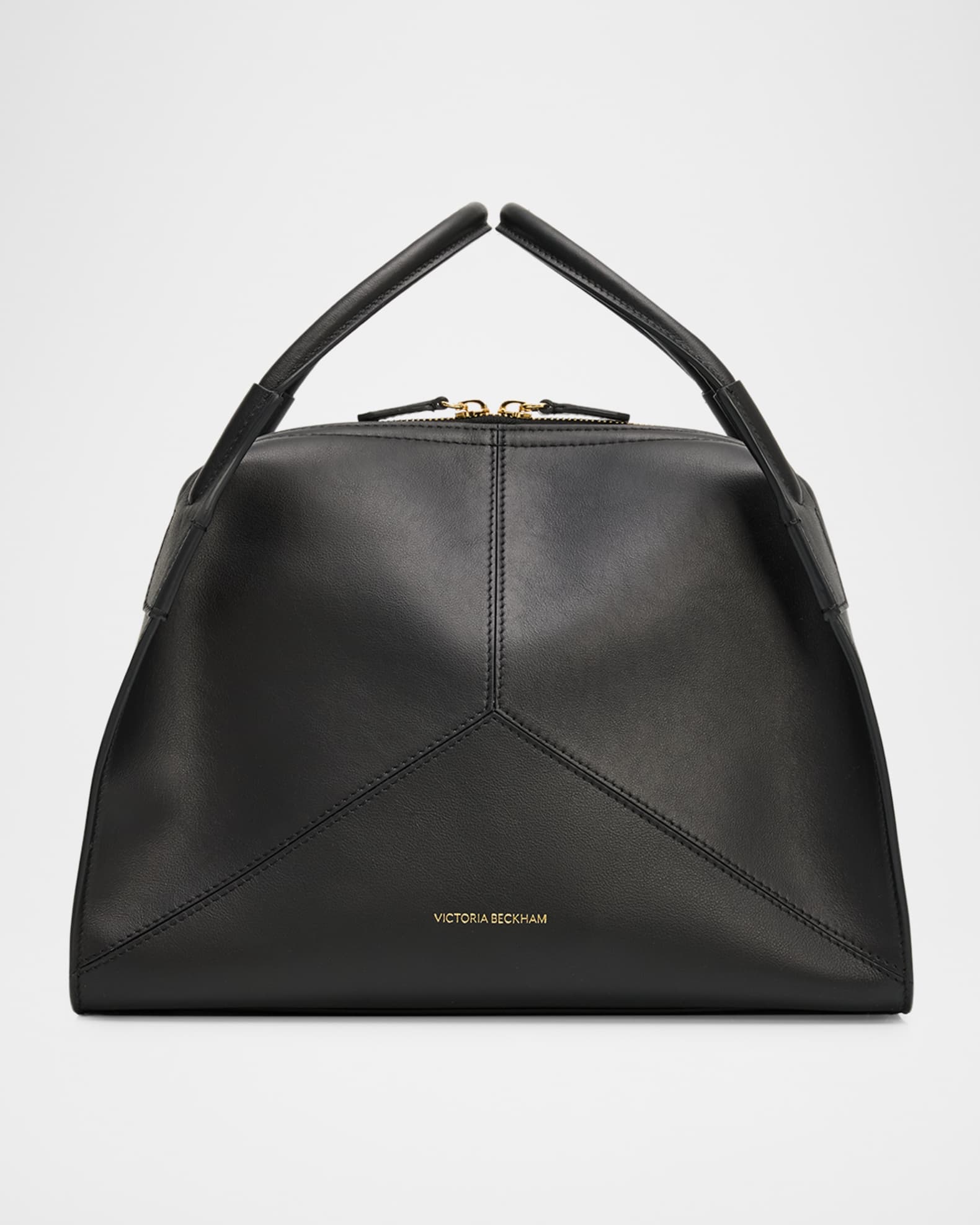 Victoria Beckham Plie Leather Top-Handle Bag | Neiman Marcus