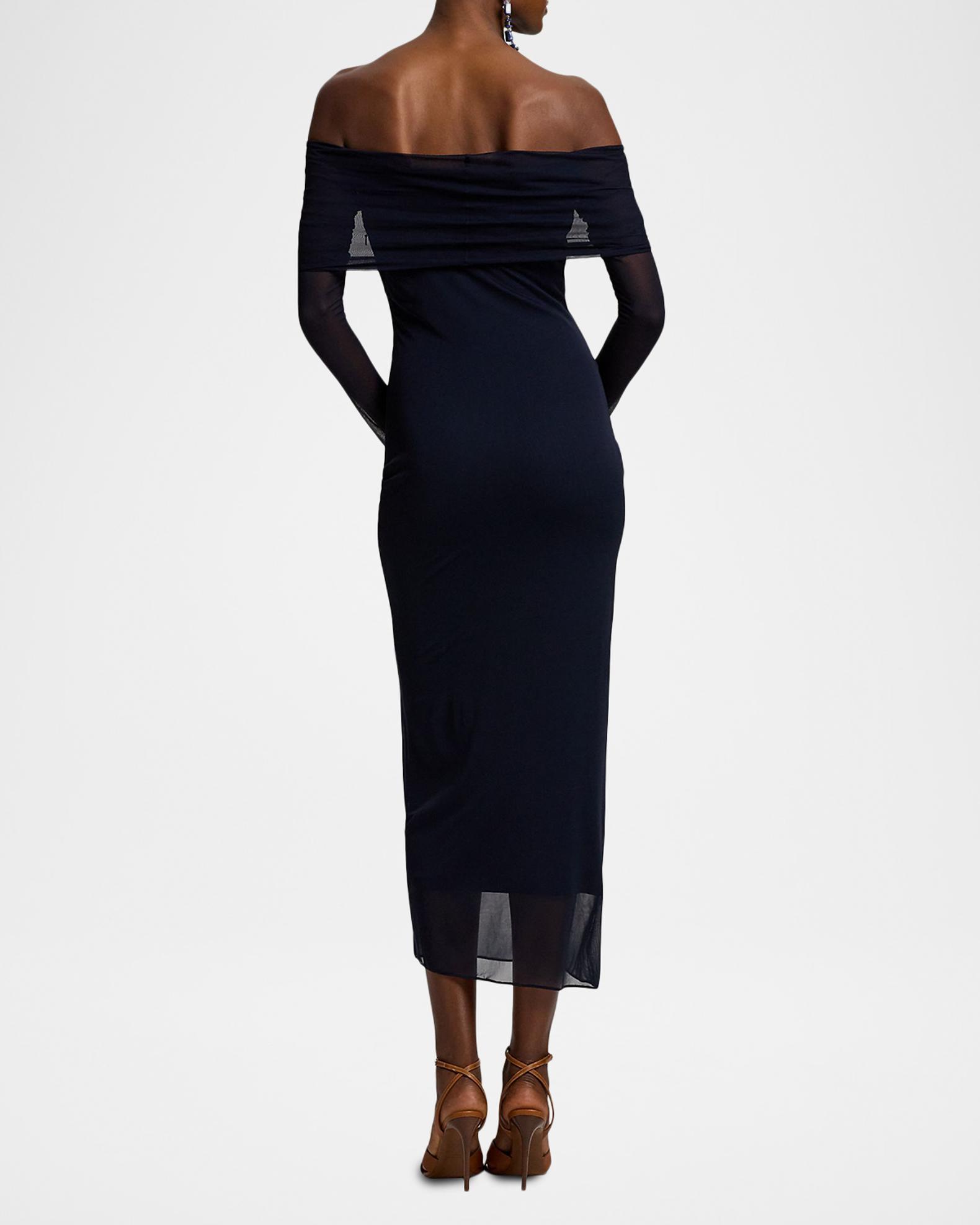 Ralph Lauren Women's Audria Jersey Cocktail Dress | Size 2