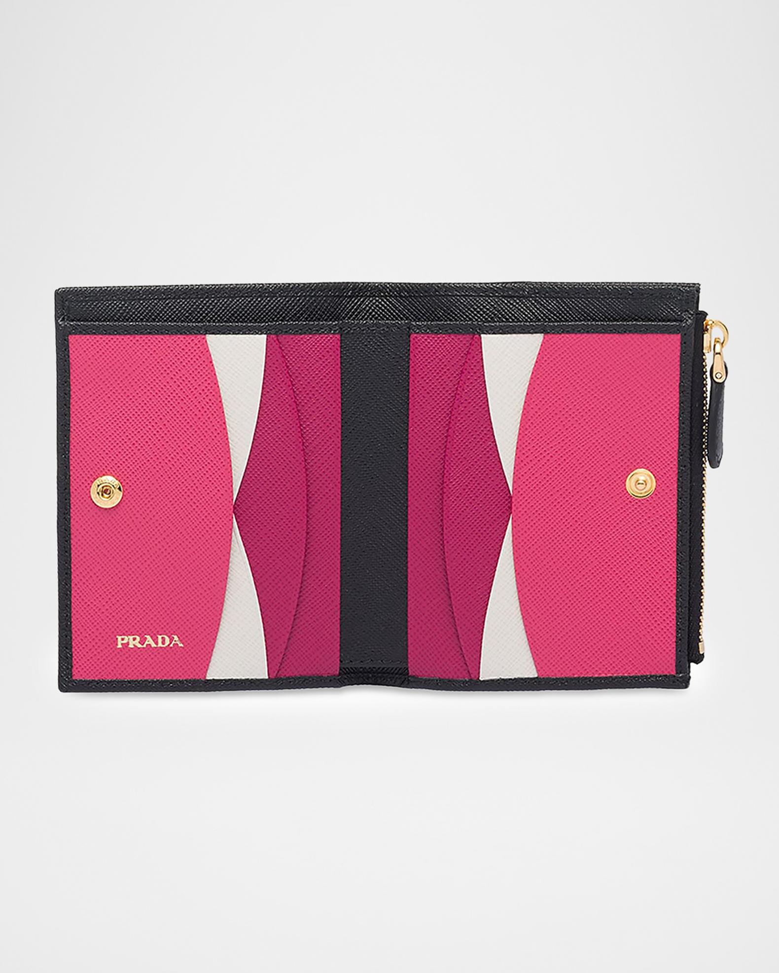Prada Small Saffiano Leather Wallet | Neiman Marcus