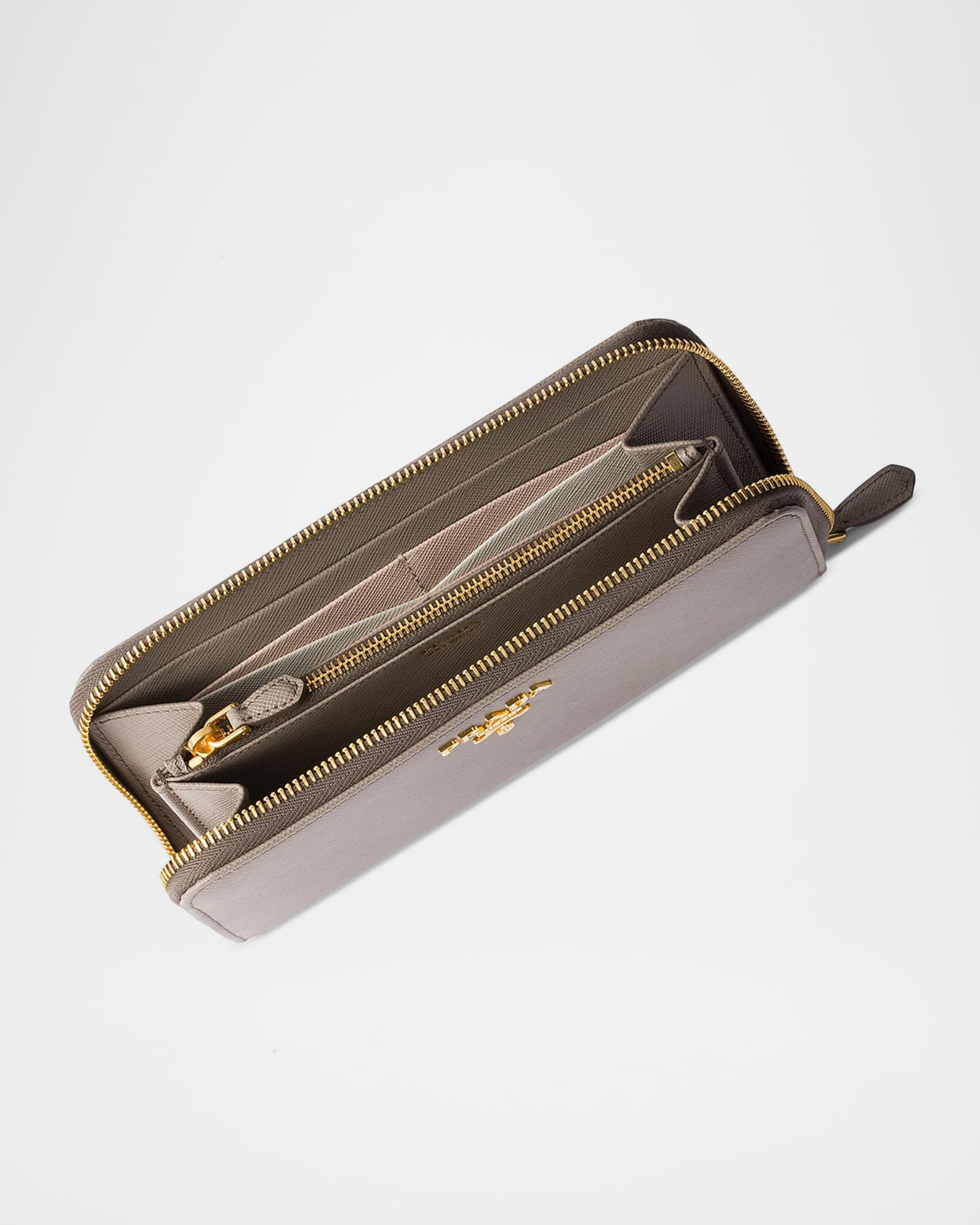 Prada Large Saffiano Leather Wallet | Neiman Marcus