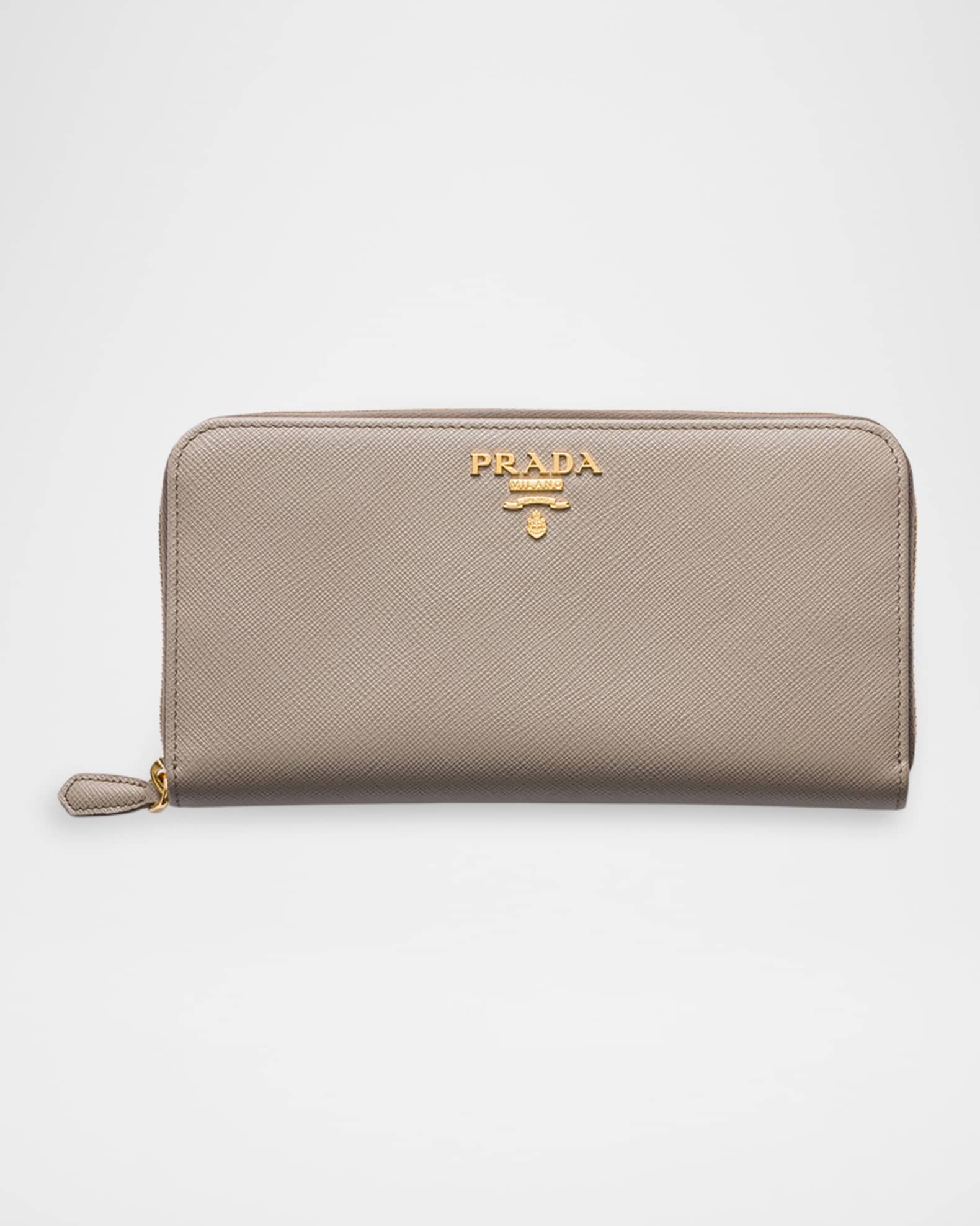 Prada Large Saffiano Leather Wallet | Neiman Marcus
