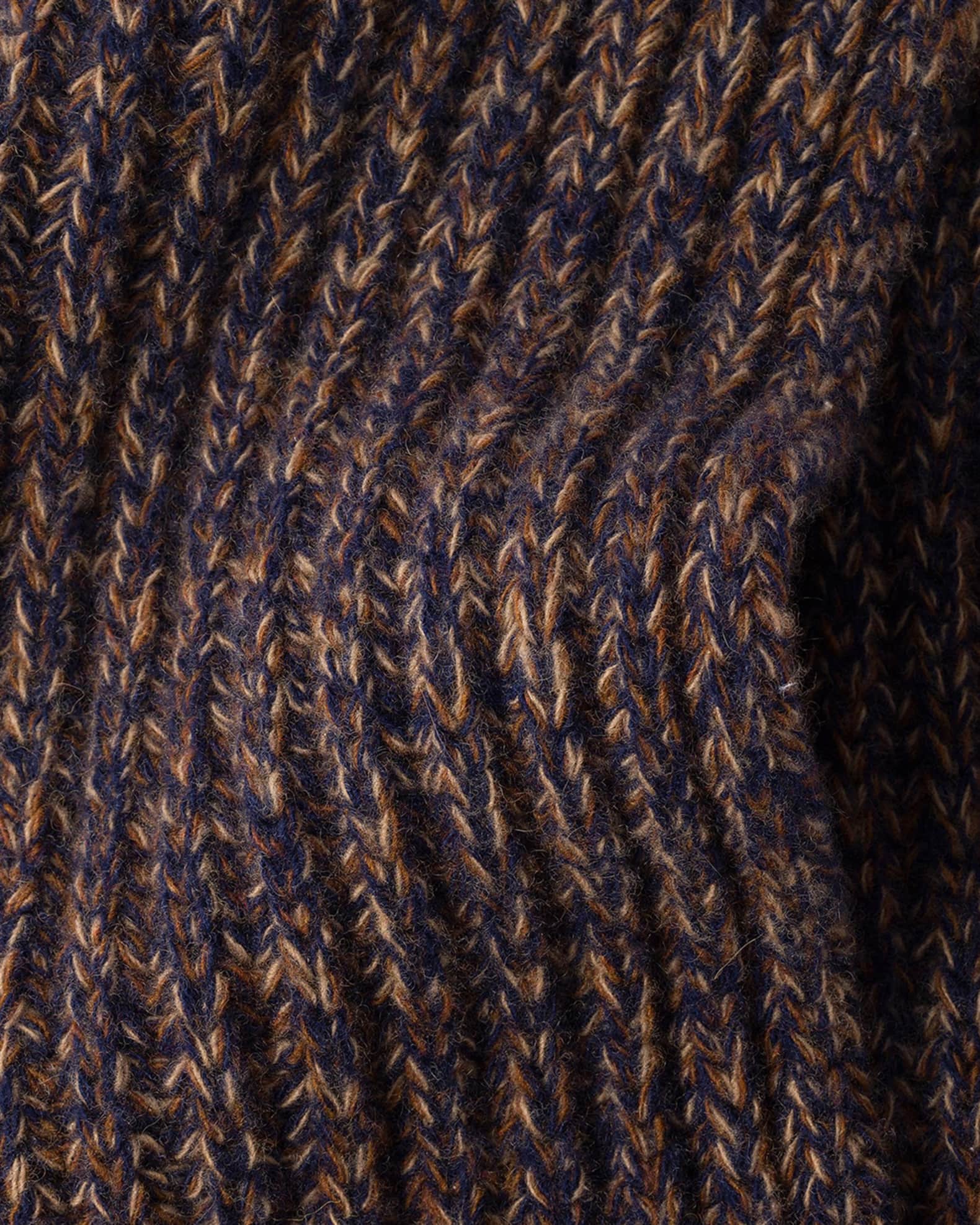 Prada Men's Wool and Cashmere Melange Knit Scarf | Neiman Marcus