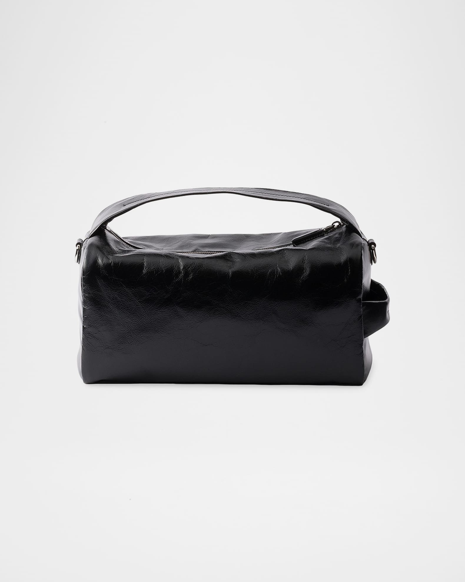 Prada Antiqued Leather Shoulder Bag | Neiman Marcus