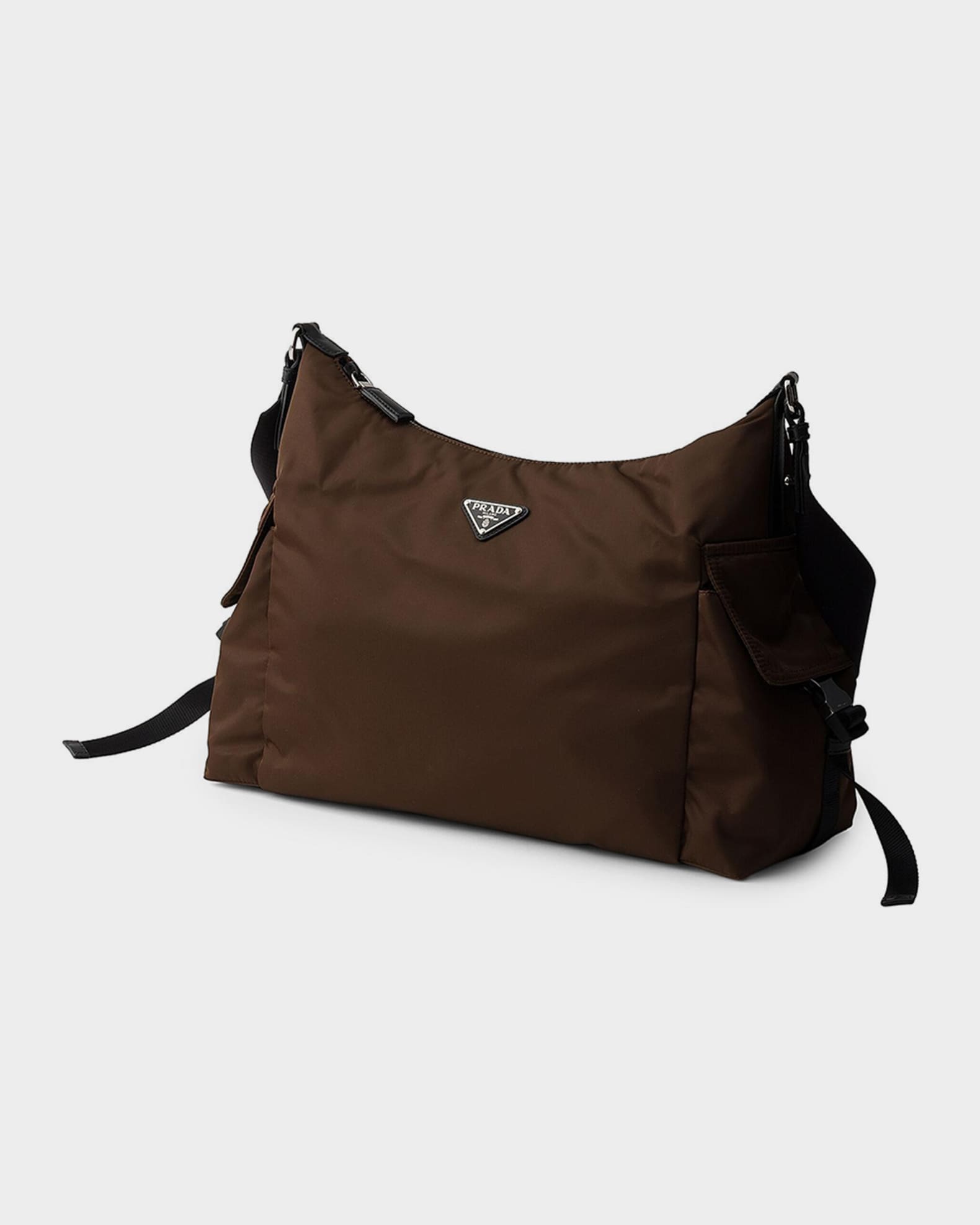 Prada Men's Explore Re-Nylon and Saffiano Leather Shoulder Bag