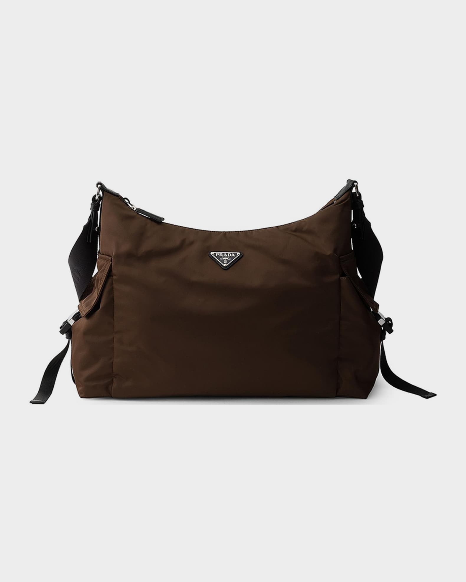 Prada Men's Explore Re-Nylon and Saffiano Leather Shoulder Bag