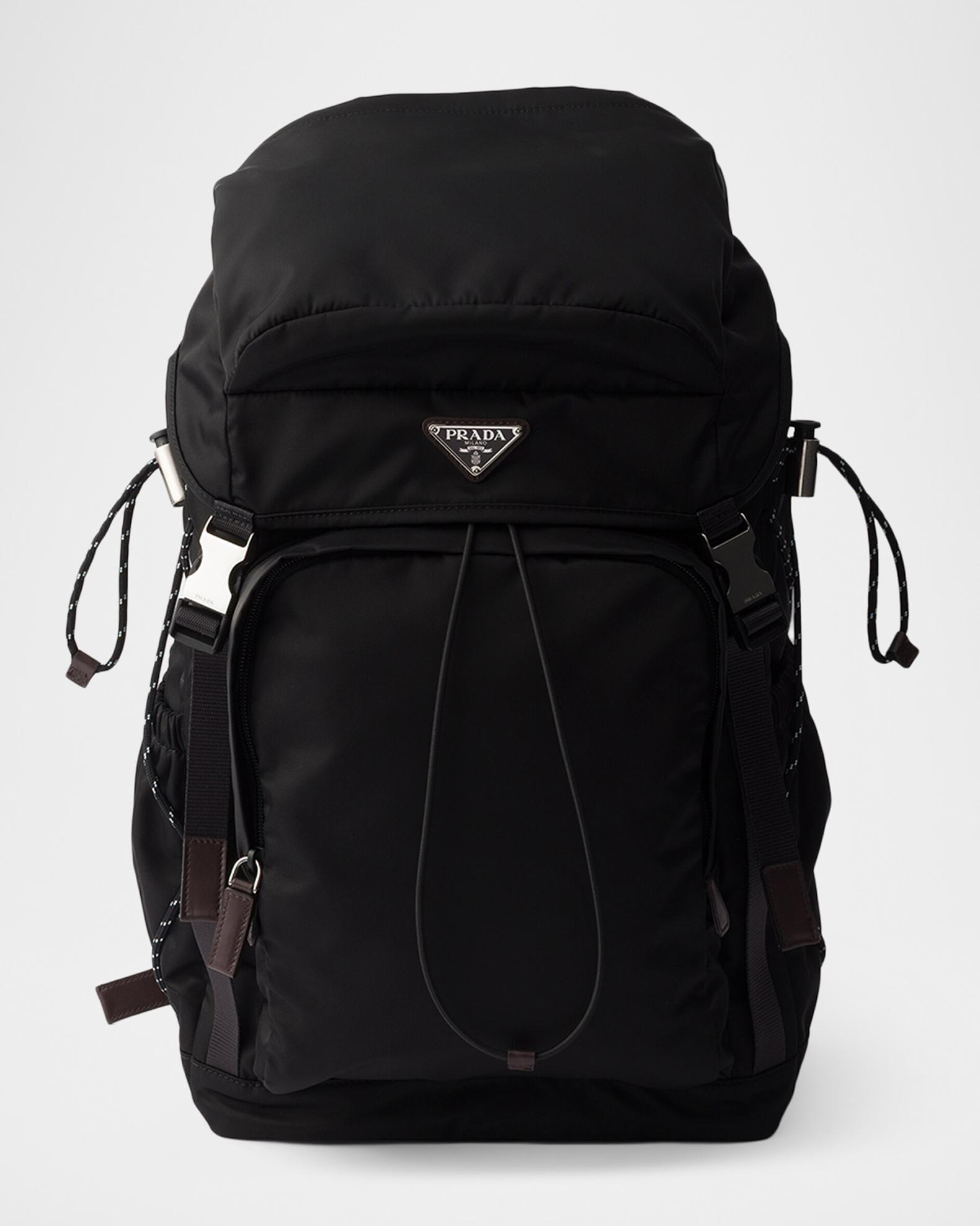 Prada Men's Prada Speedrock Re-Nylon and Leather Backpack | Neiman