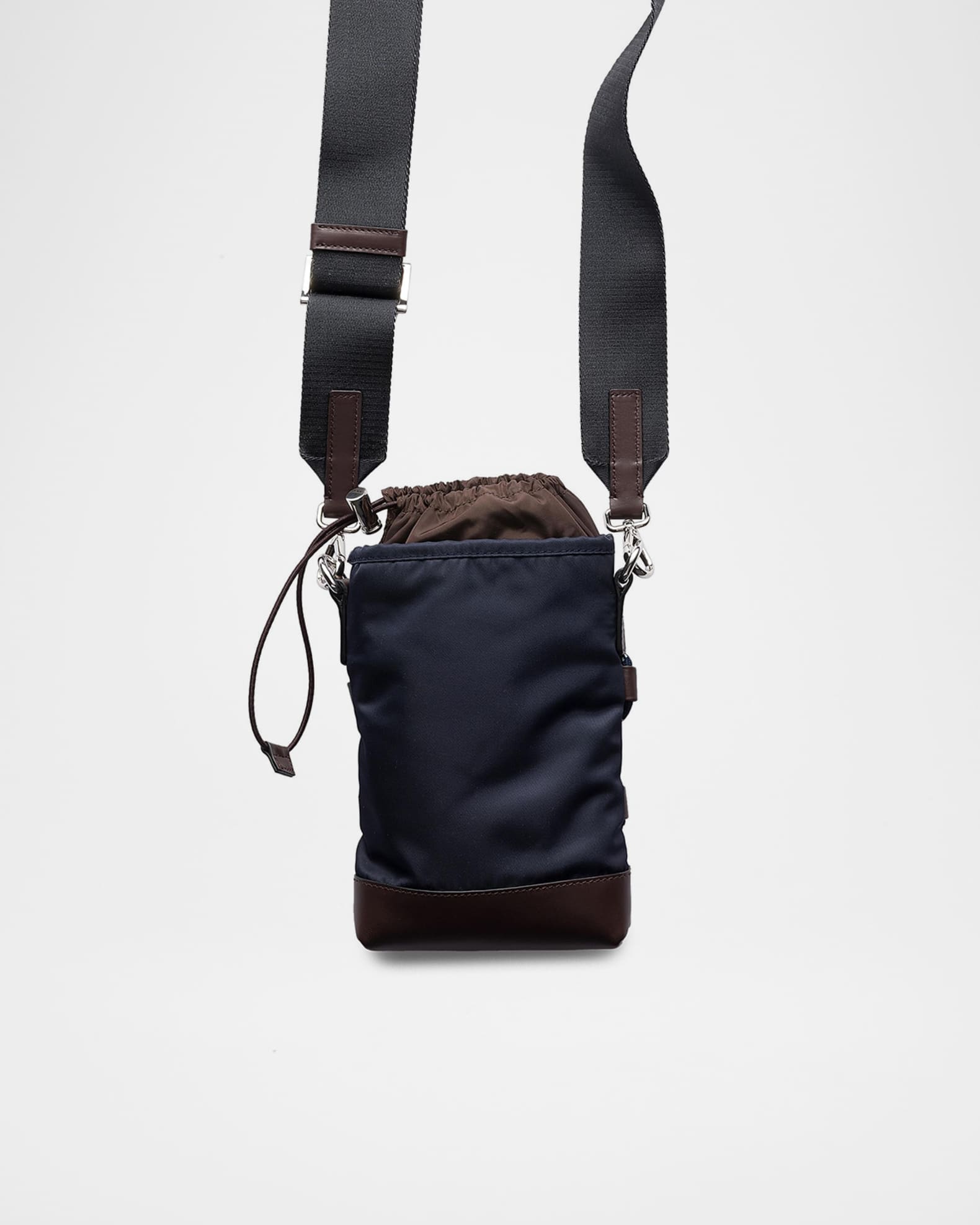 Prada Men's Speedrock Re-Nylon and Leather Smartphone Case with