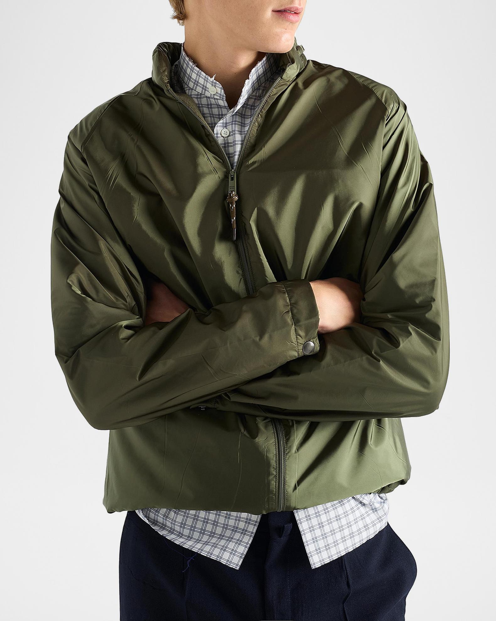 Prada Men's Re-Nylon Blouson Jacket with Hood | Neiman Marcus