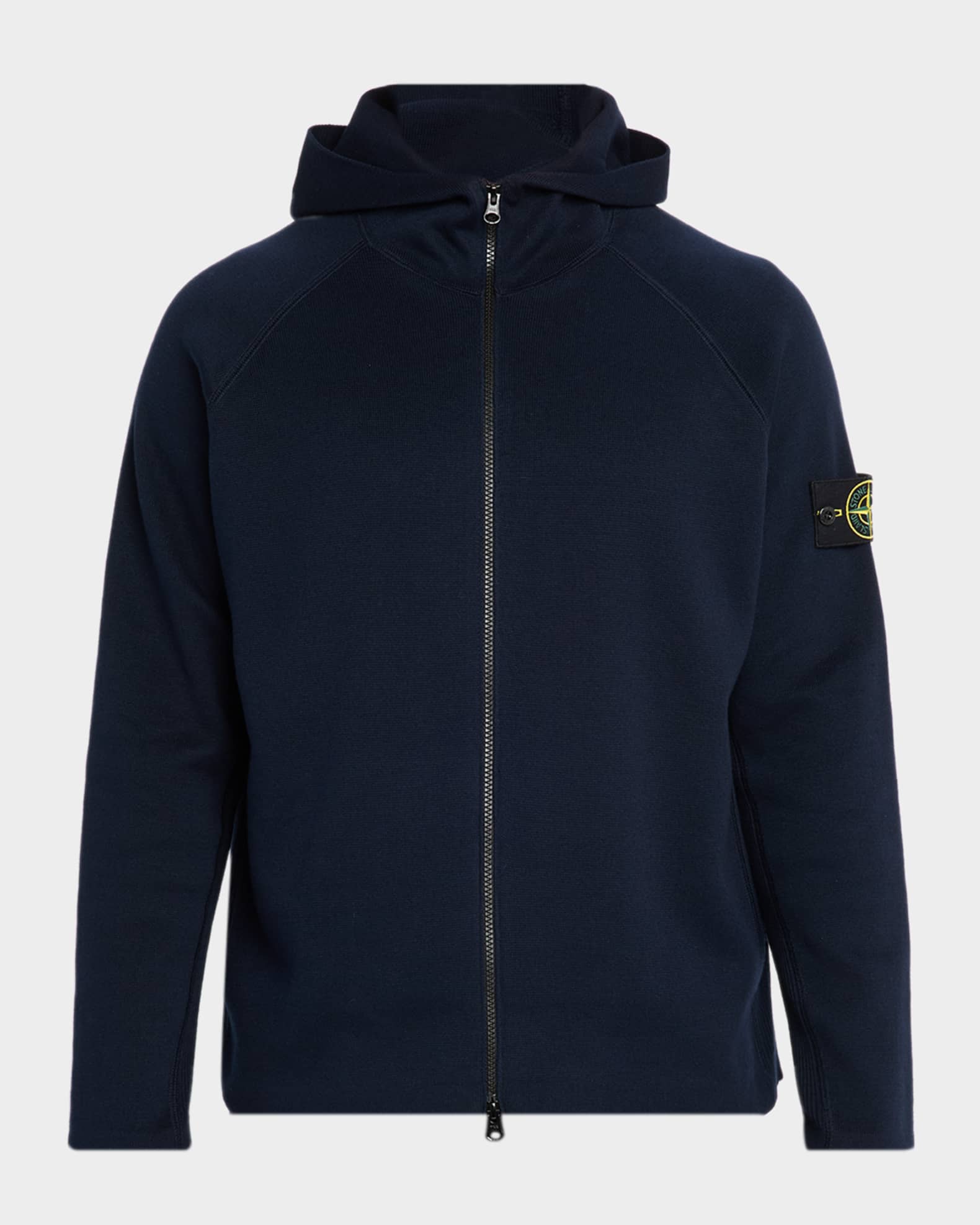 トップス STONE  2016SS FULL ZIP HOODIE L Stone Island Men's Cotton Full-Zip Hoodie | Neiman Marcus