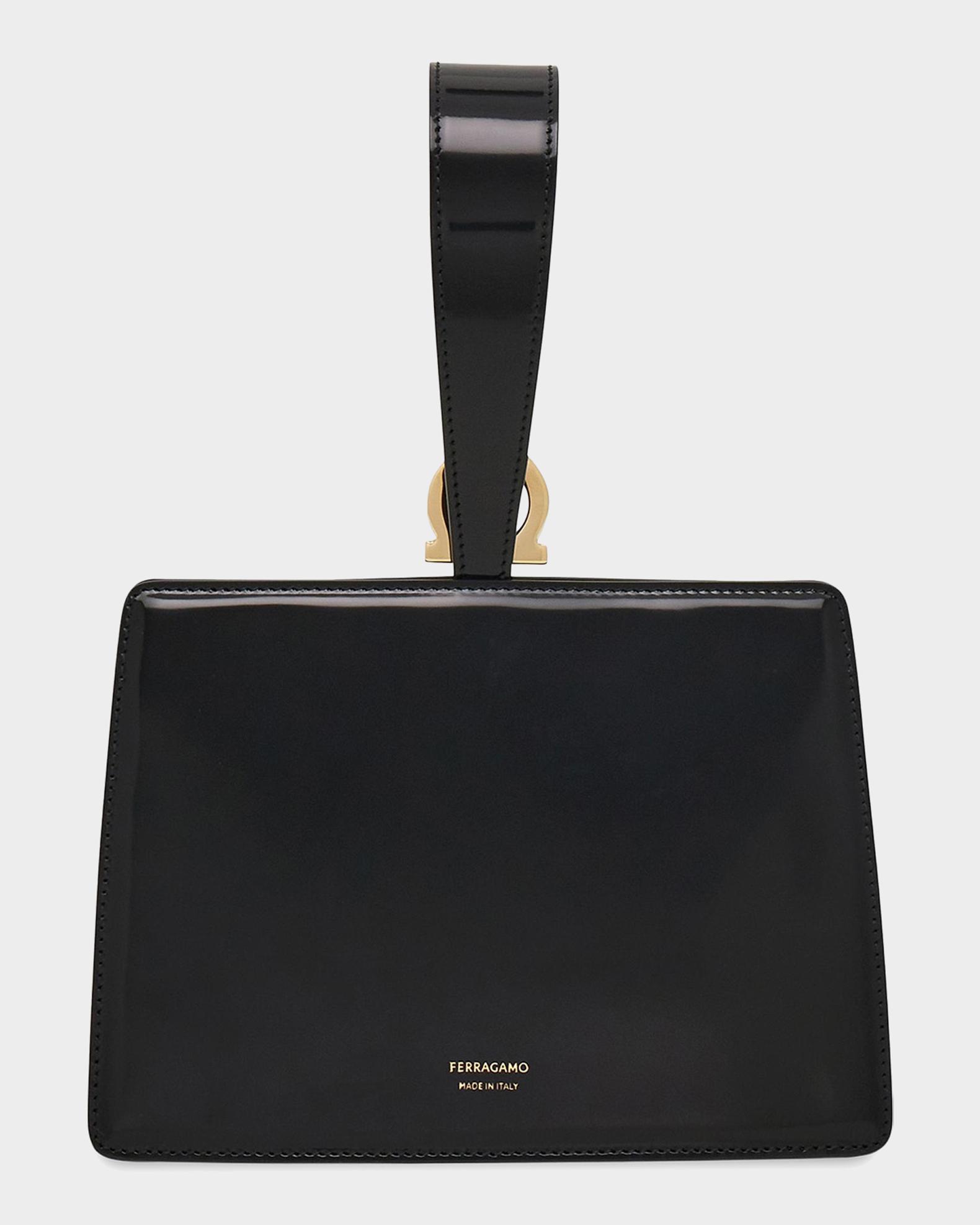 Ferragamo Mini Gancini Leather Wristlet Clutch | Neiman Marcus