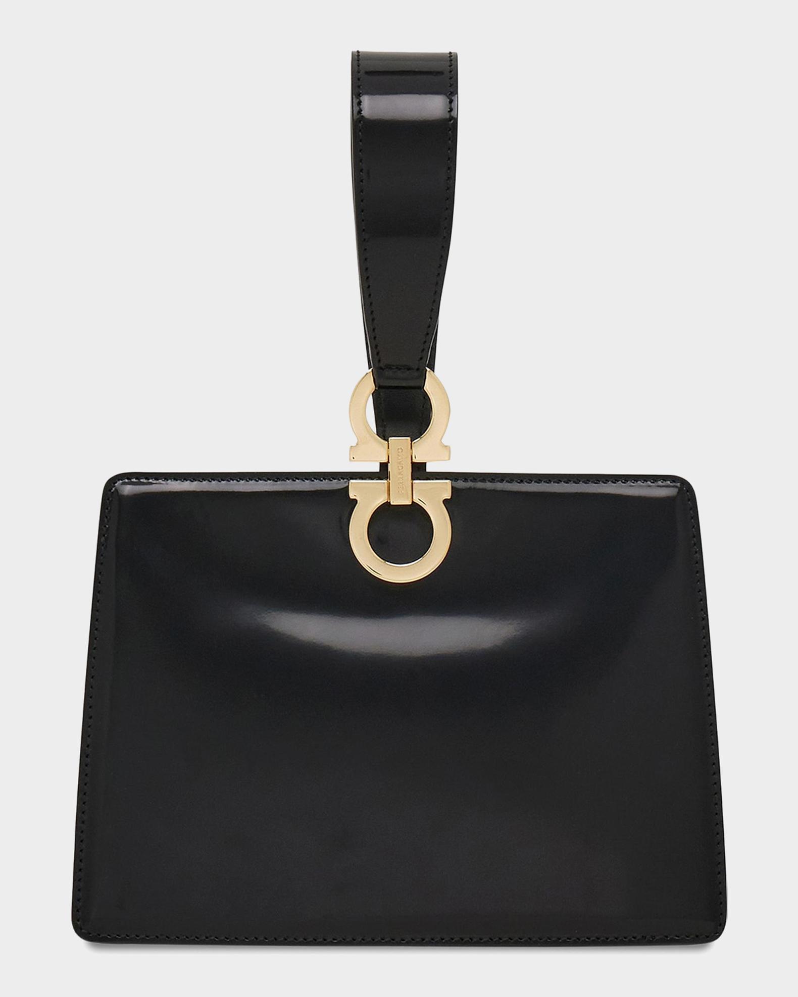 Ferragamo Mini Gancini Leather Wristlet Clutch | Neiman Marcus
