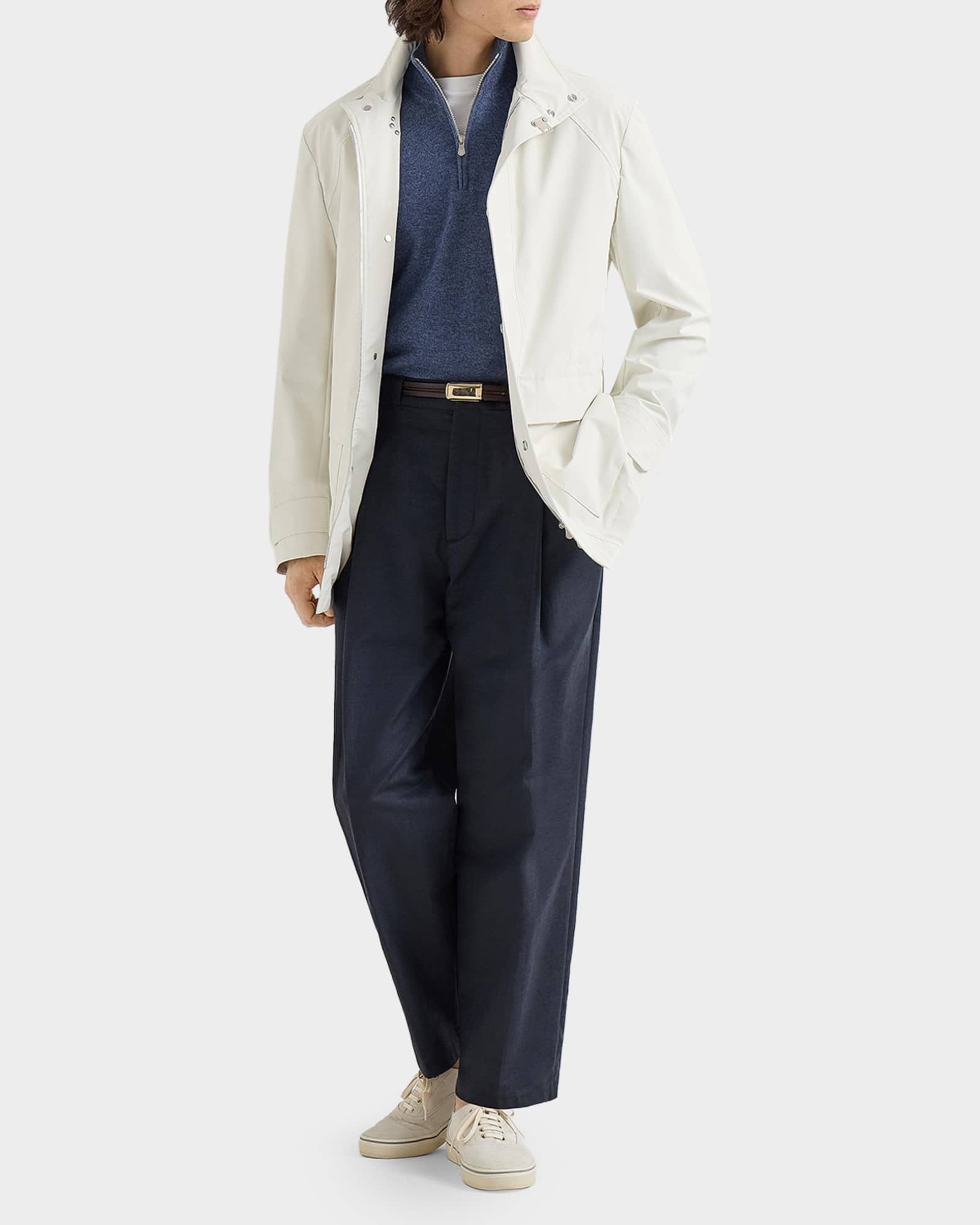 Brunello Cucinelli Men's Cashmere Turtleneck Sweater | Neiman Marcus