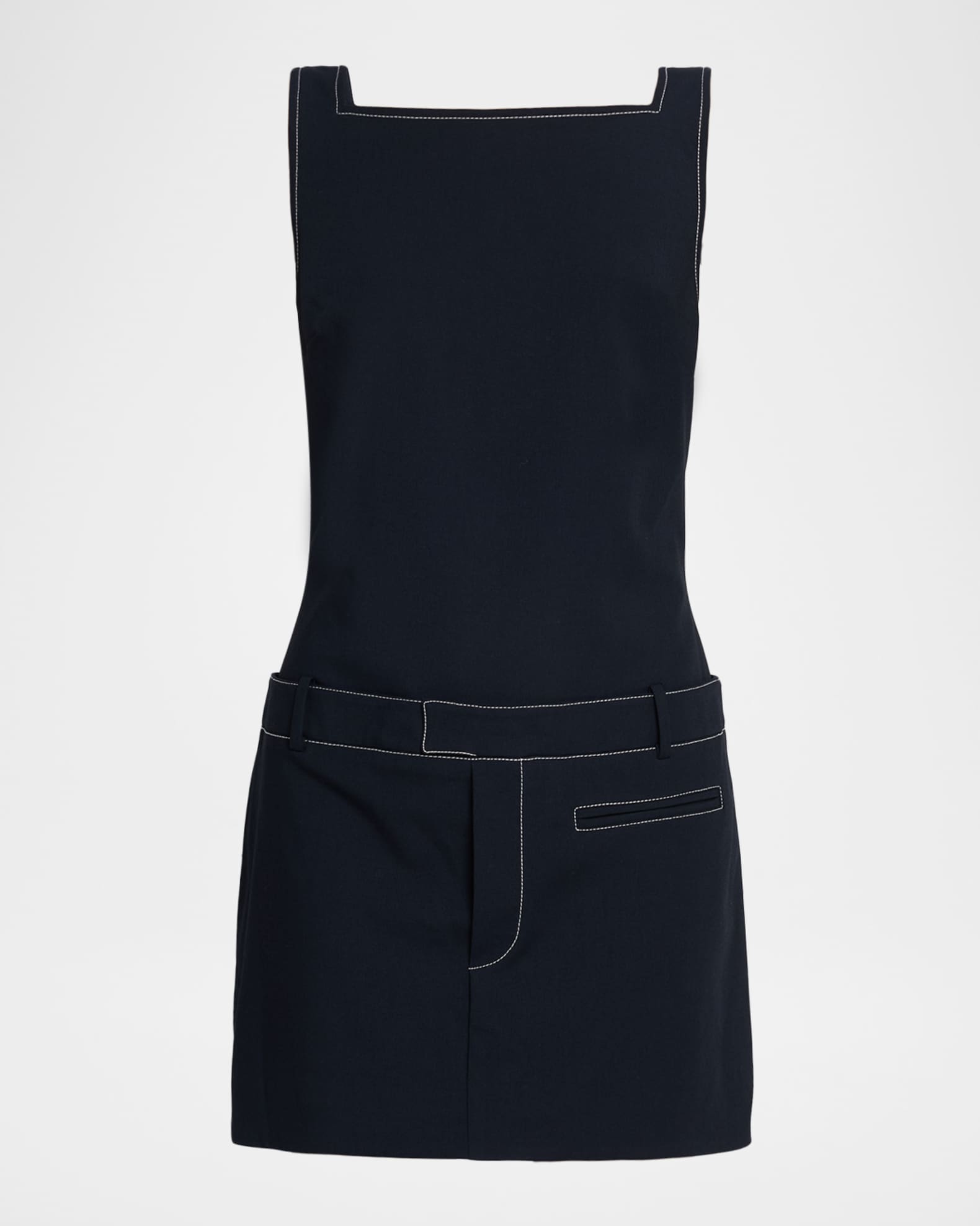 Staud Skyla Dress Navy