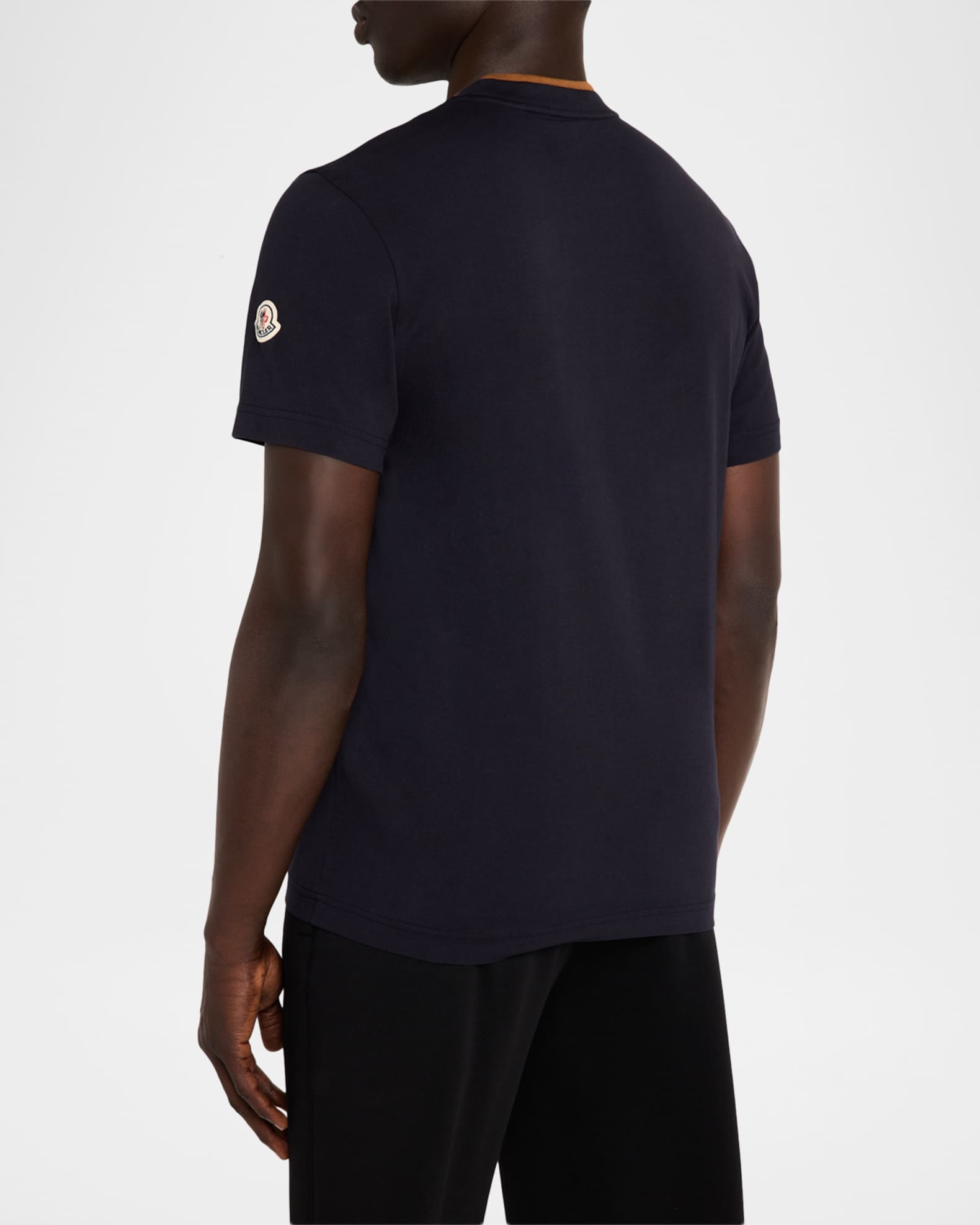 未使用　モンクレール　Top Embroidered Logo Canotta Moncler Men's Embroidered Logo Cotton T-Shirt | Neiman Marcus