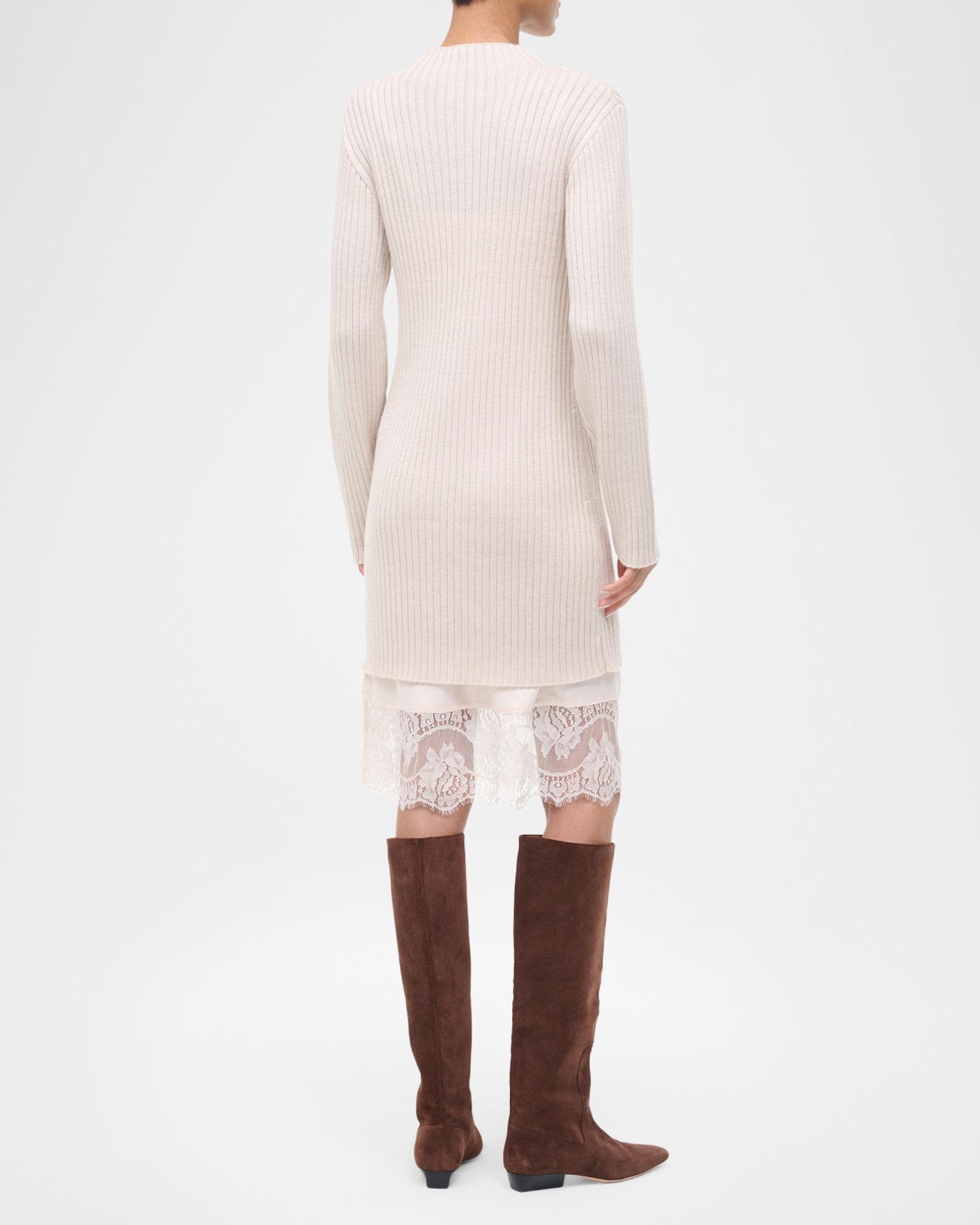 staud knit dress Shoko Colorblock Sweater Dress
