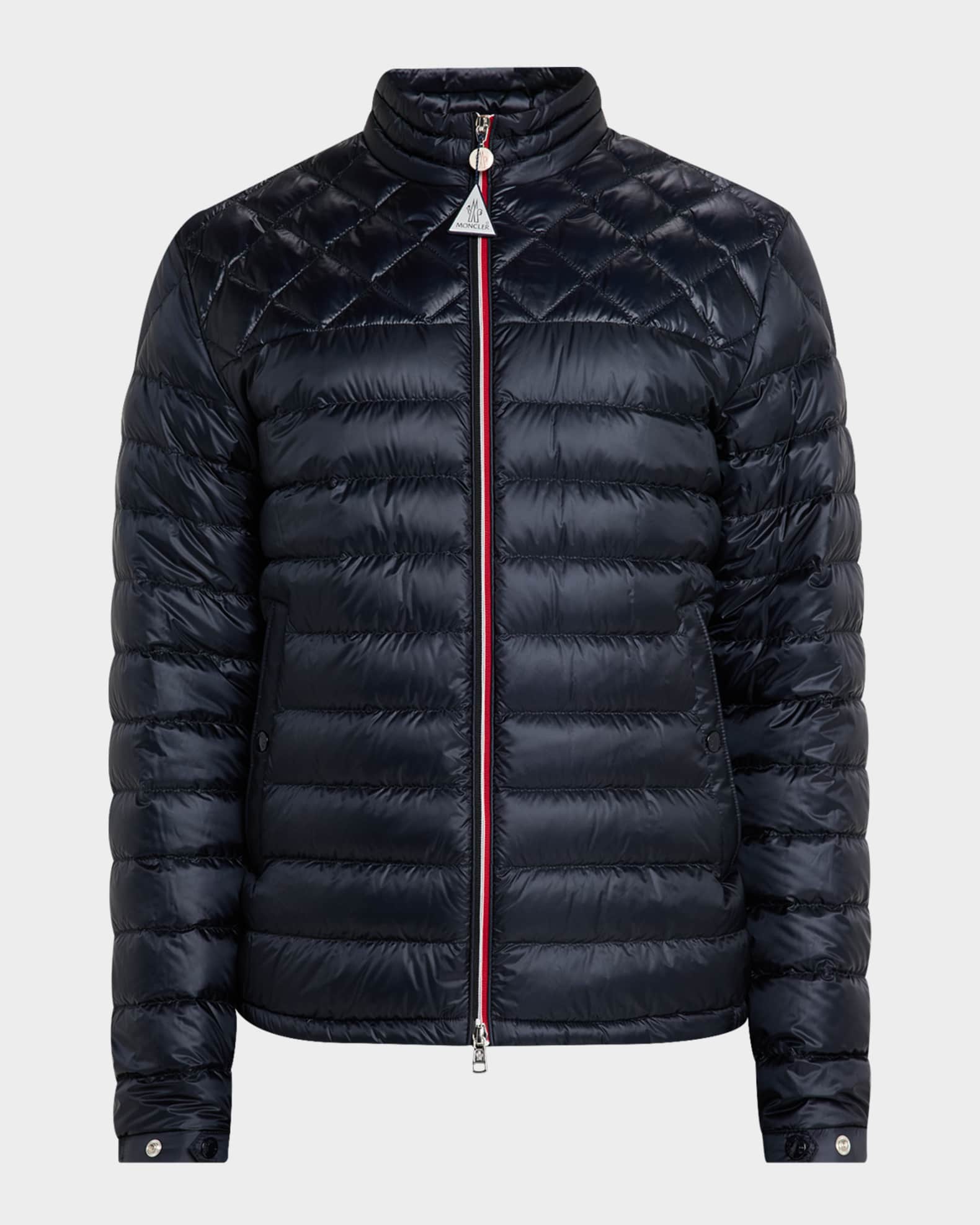 Moncler Men's Quilted Nylon Jacket | Neiman Marcus