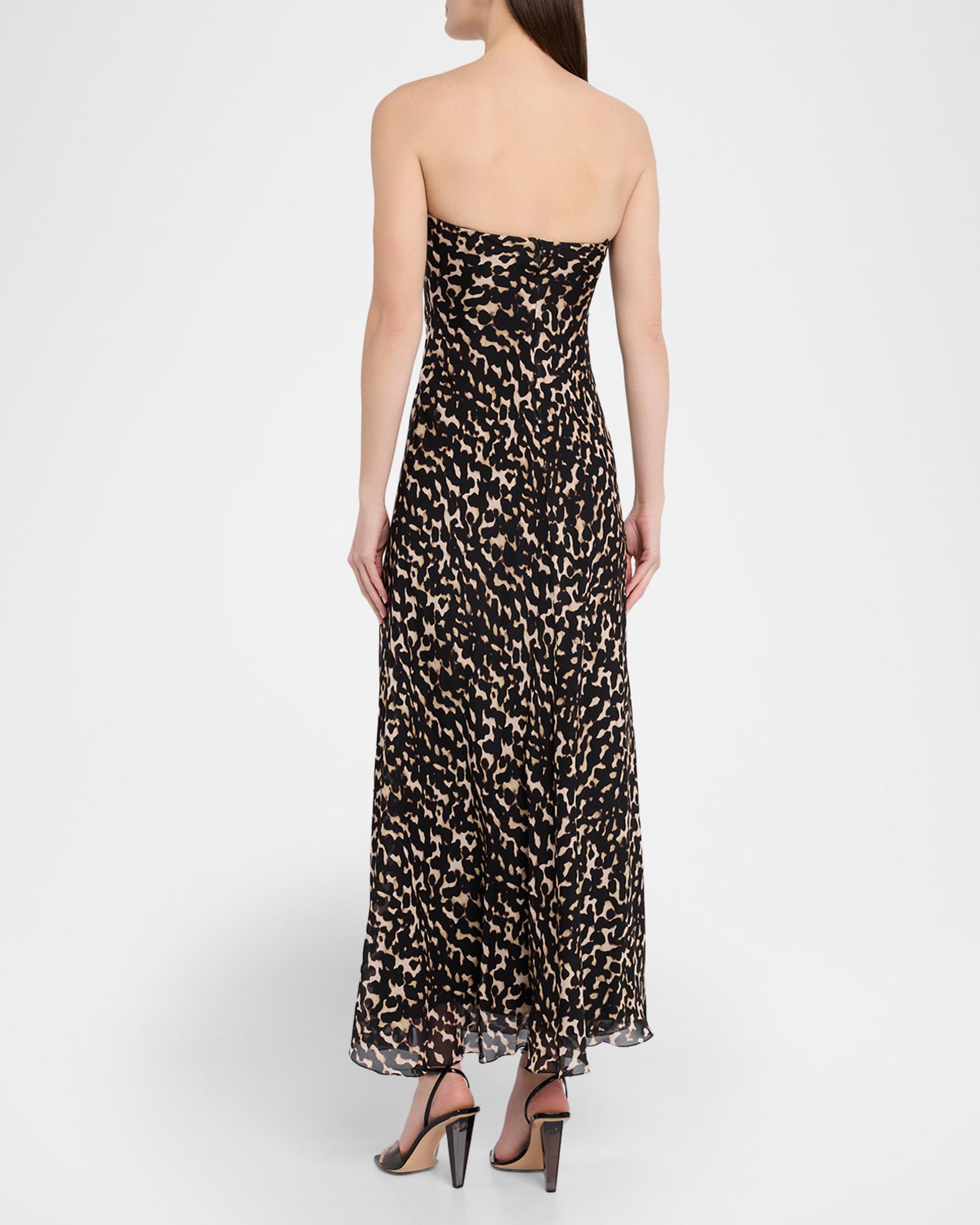 velvet with lace dress Angela Black Velvet Burnout Long Sleeve Maxi Dress - XS Size - Women's Dresses main image 0