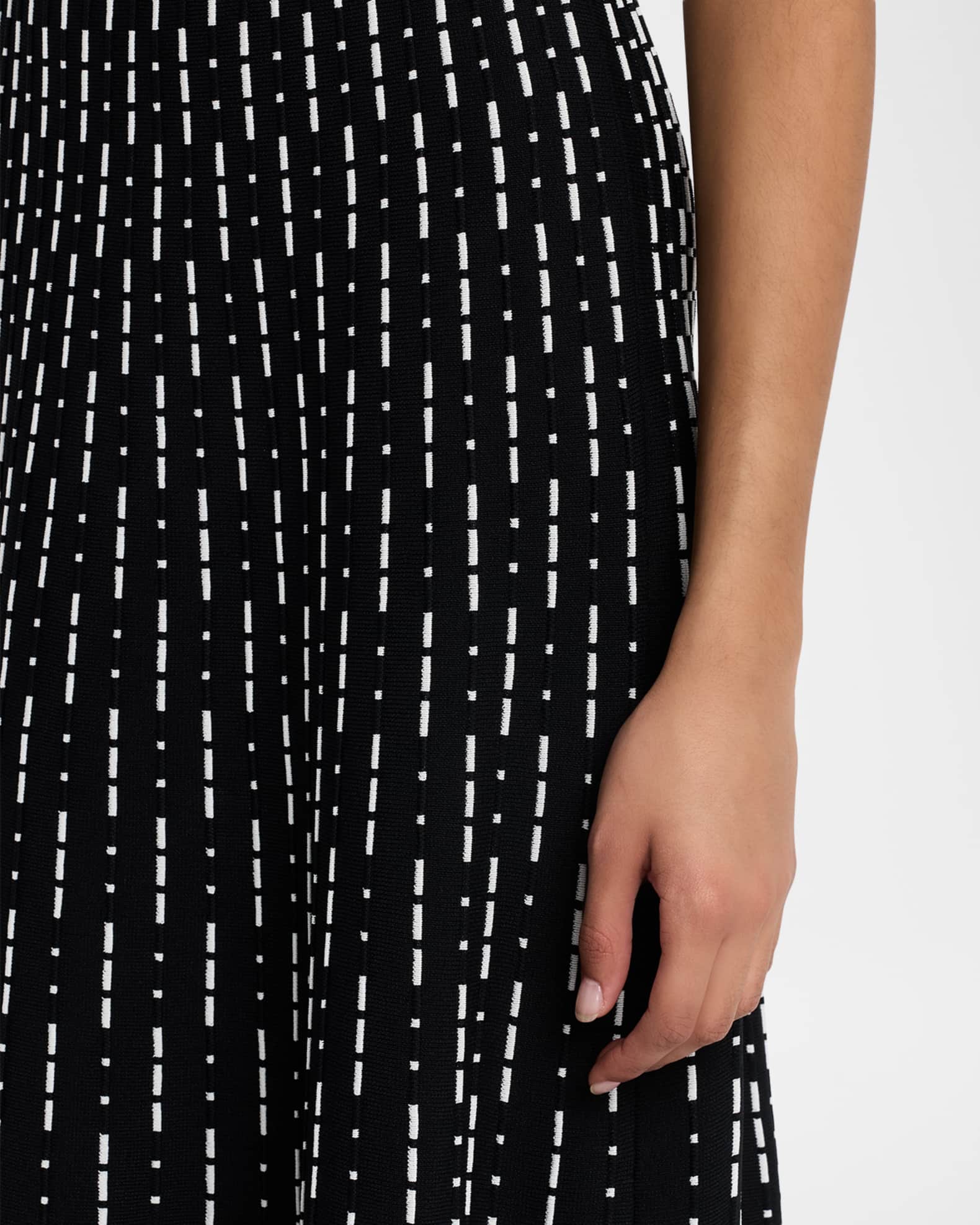 knee length dresses for ladies Staud Ellison Dress Black