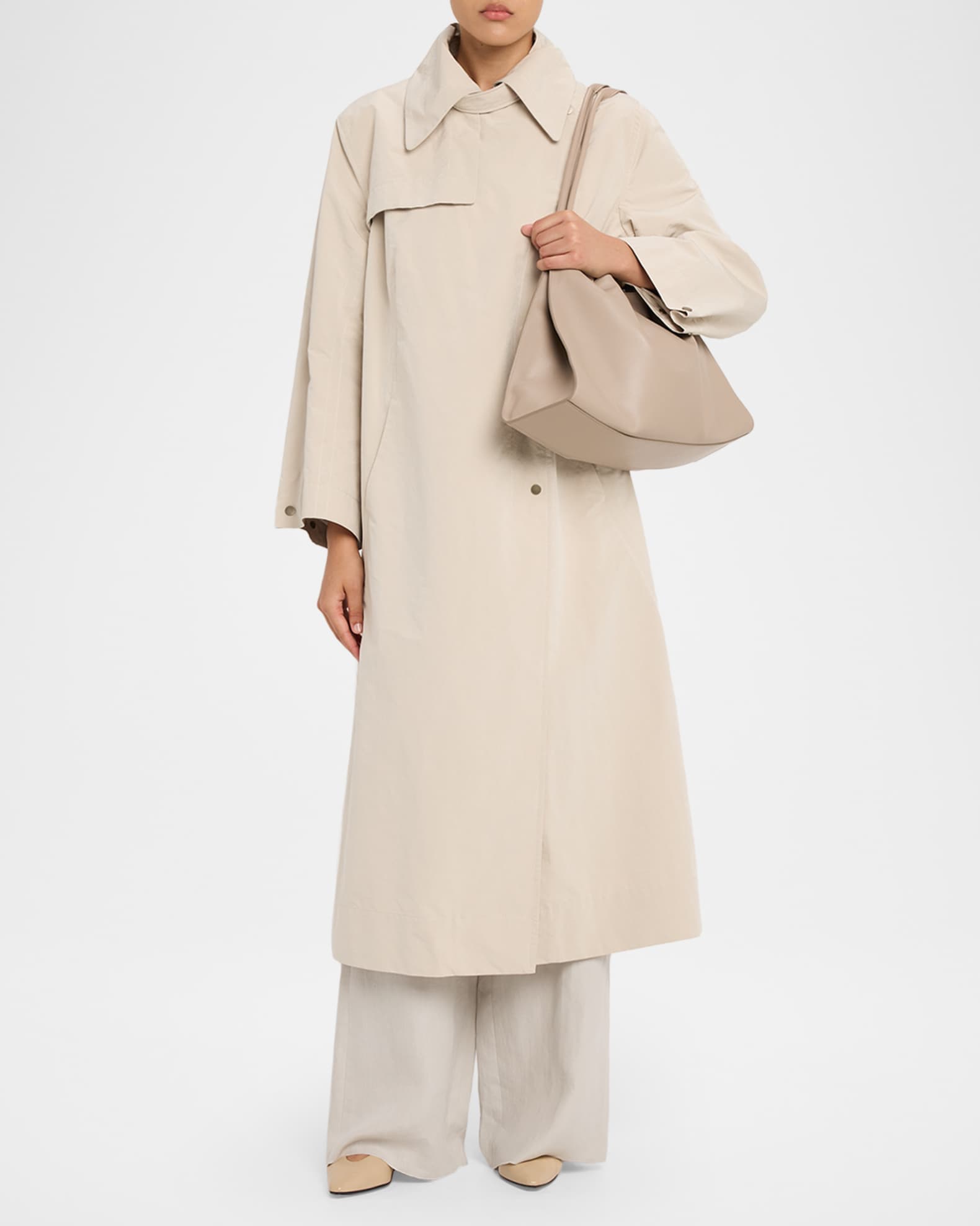 Giorgio Armani Lamb Leather Shopper Shoulder Bag | Neiman Marcus