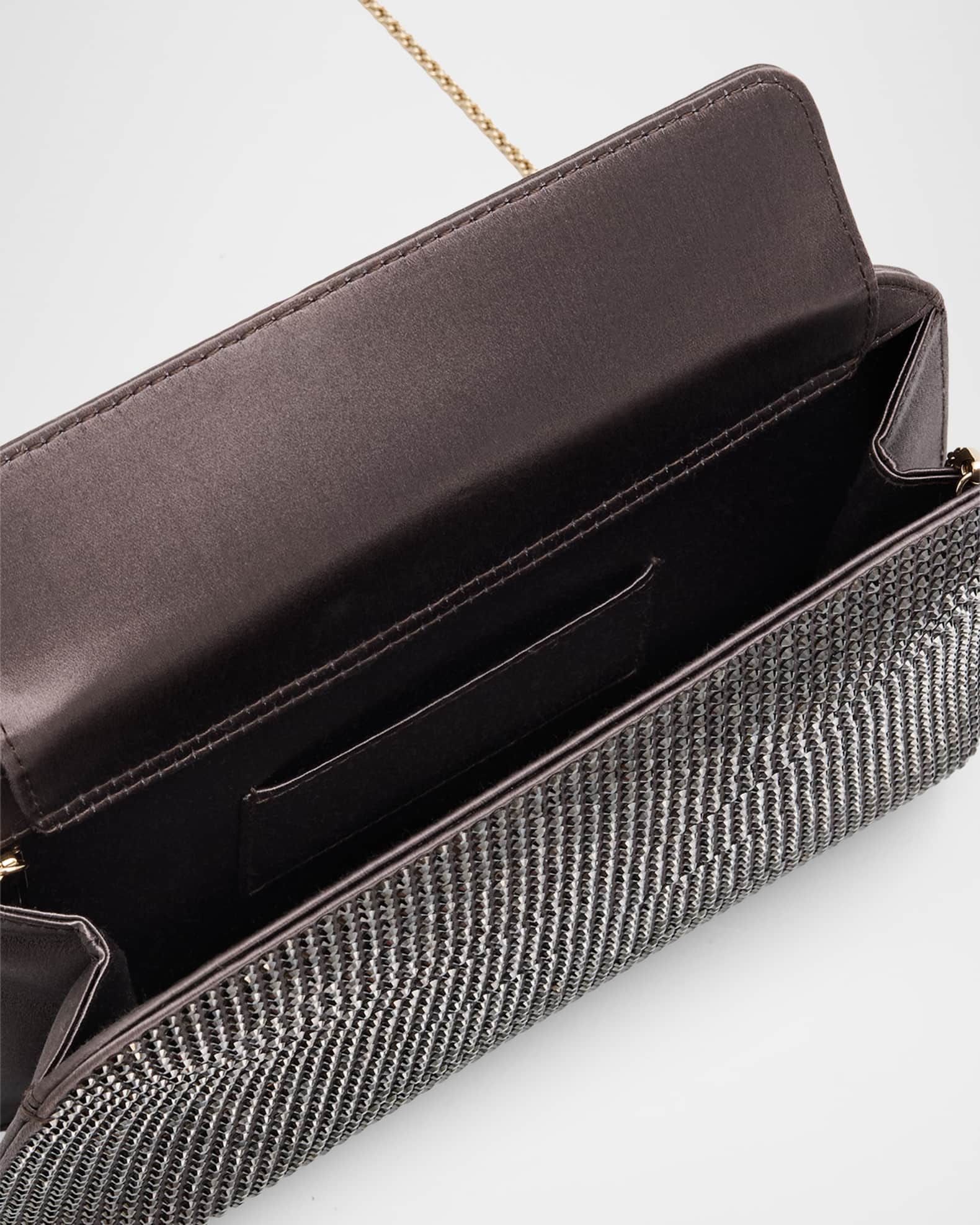 Giorgio Armani Crystal Satin Clutch Bag | Neiman Marcus