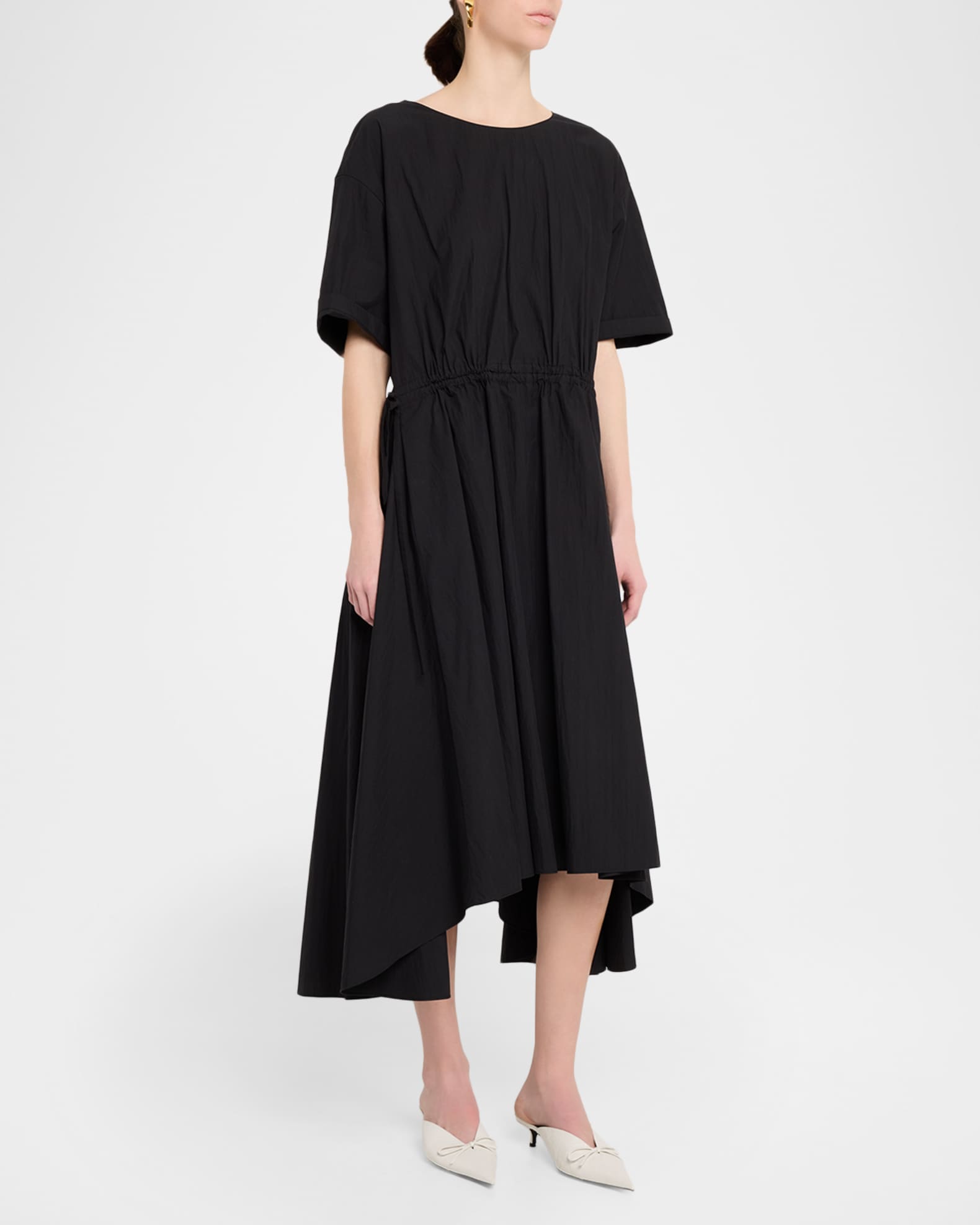 knee length dresses for ladies Issue New York Floral Embroidered Midi Dress main image 0