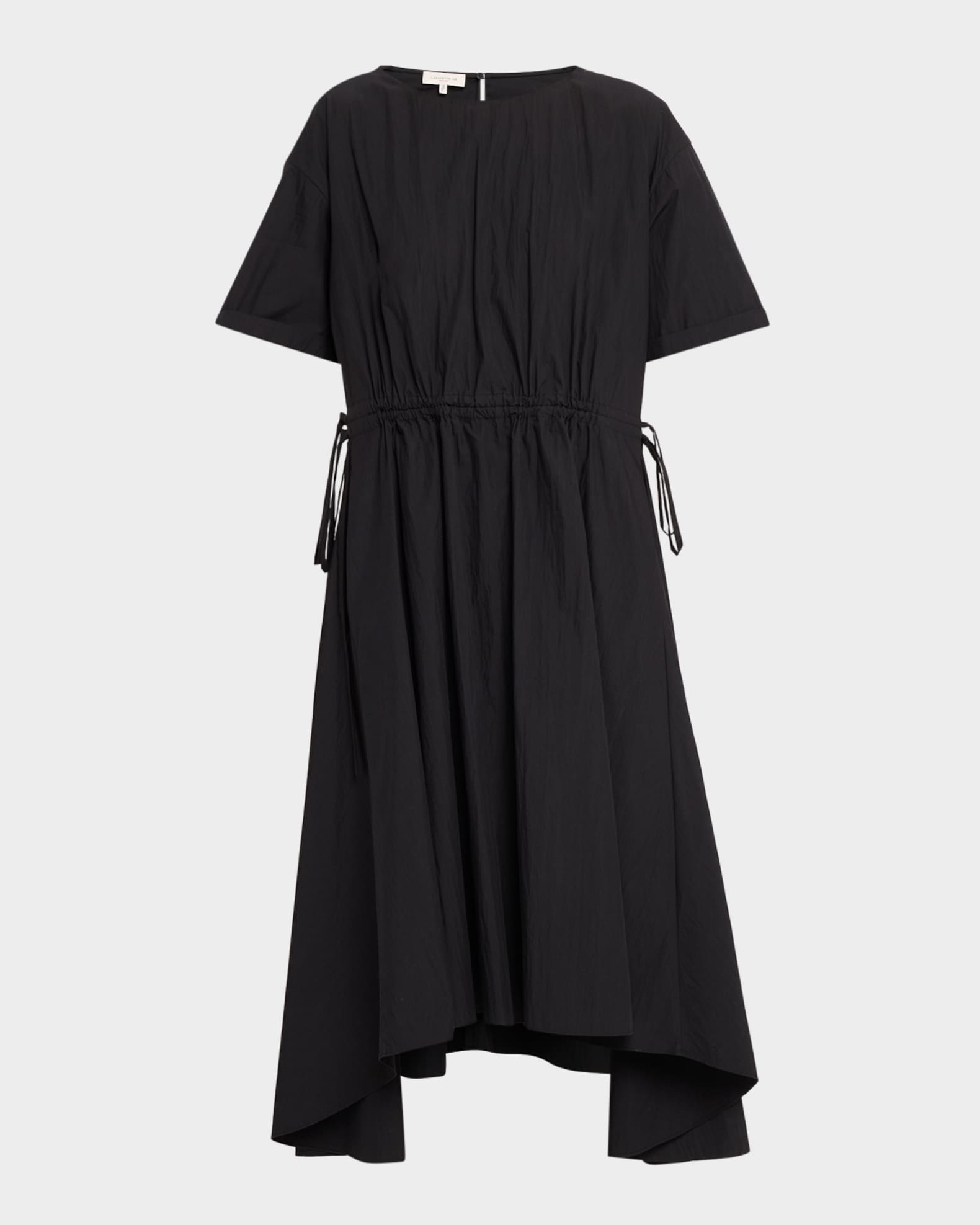 white christmas dresses Cotton Sateen Drawstring Shirt Dress | Shirt Dress main image 0