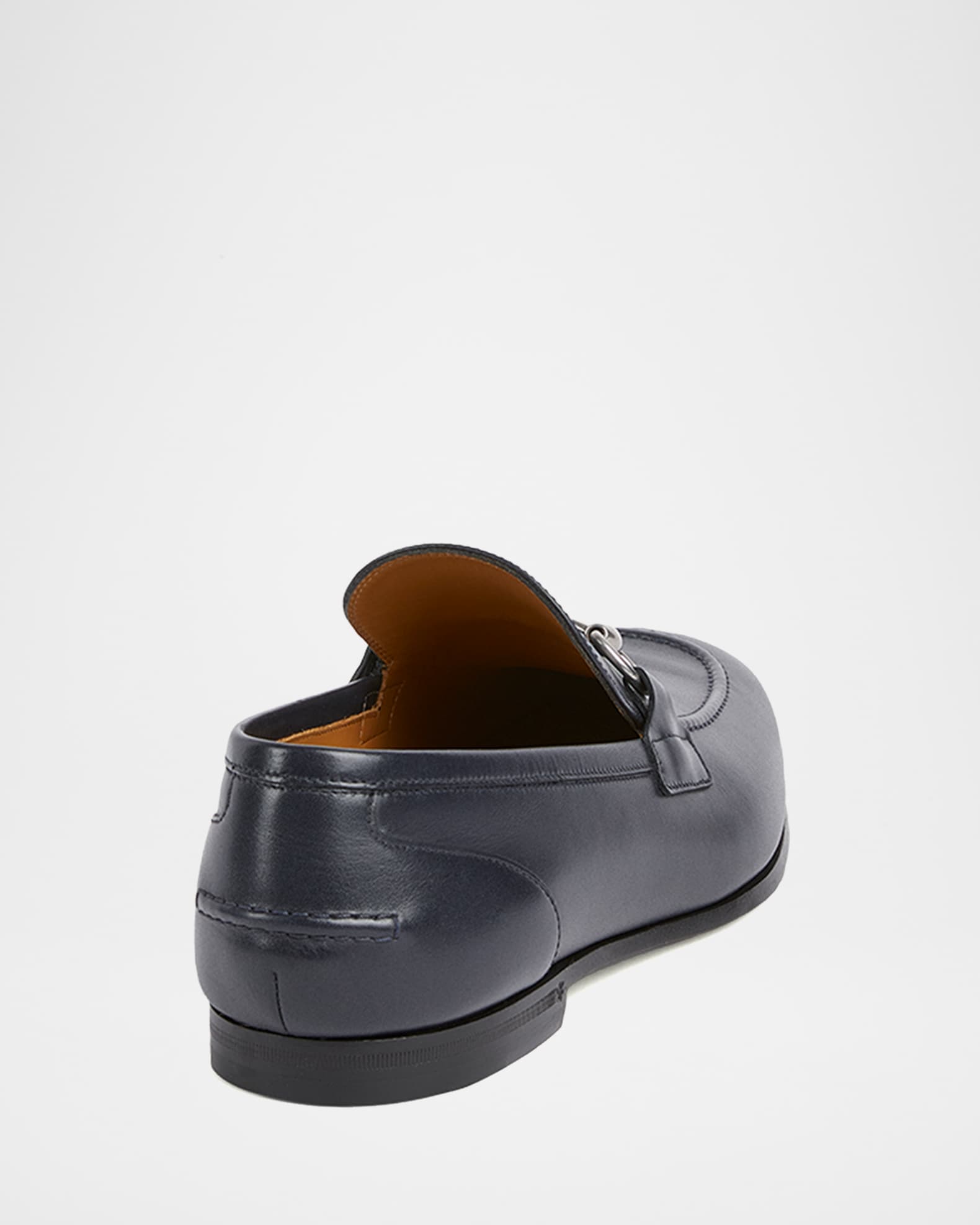 Gucci Men's Jordaan Moccasin Leather Bit Loafers | Neiman Marcus