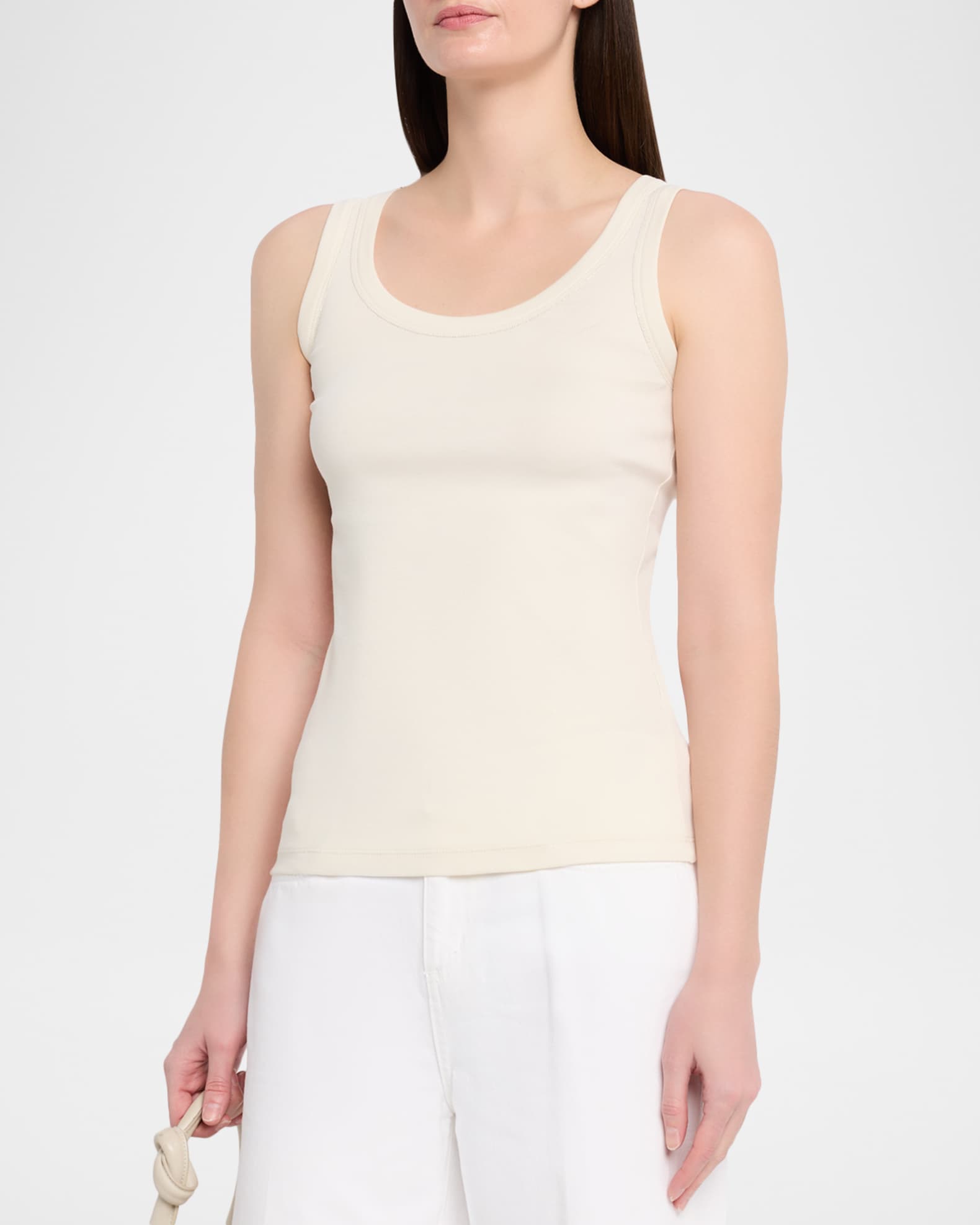 トップス Ribbed Jersey Tank Fitted Ribbed Jersey Tank Top | Love, Bonito SG