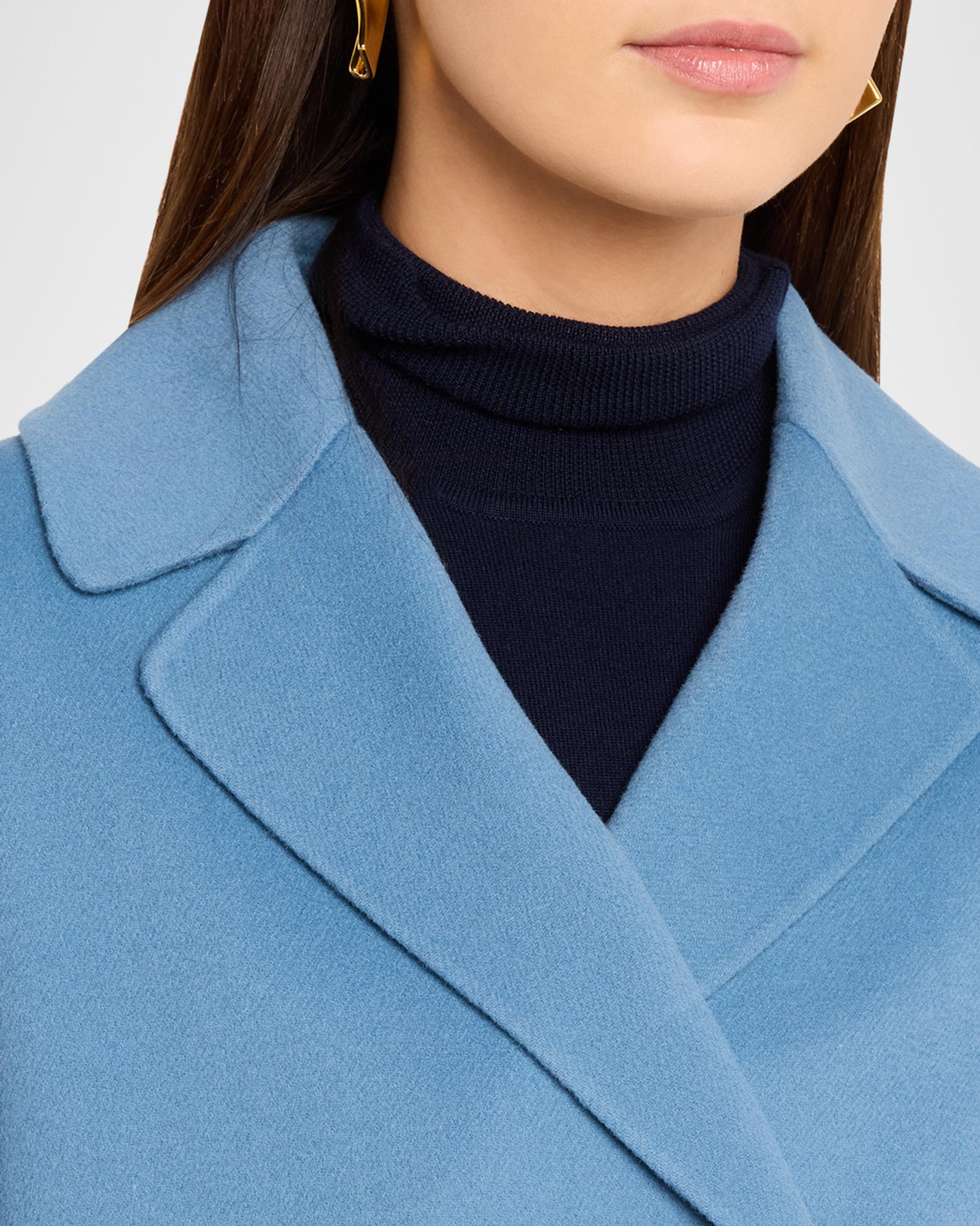 Max Mara Wool Broadcloth Midi Coat | Neiman Marcus